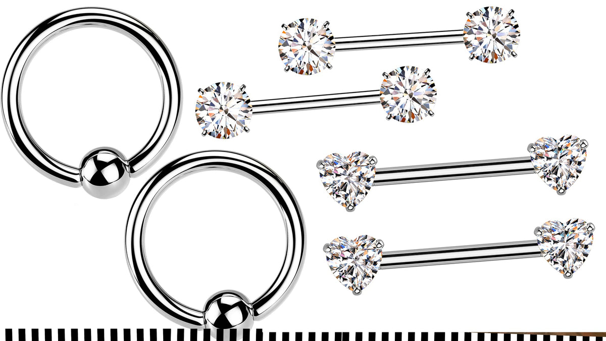 Barbell vs. Ring for Nipple Piercings