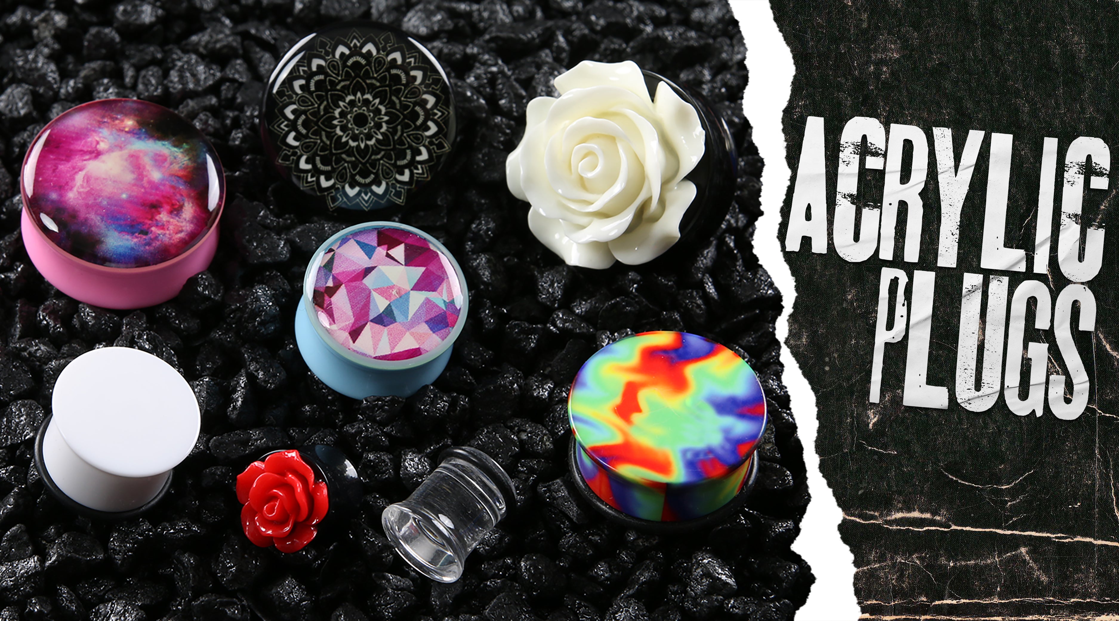 Acrylic Color Plugs Gauges