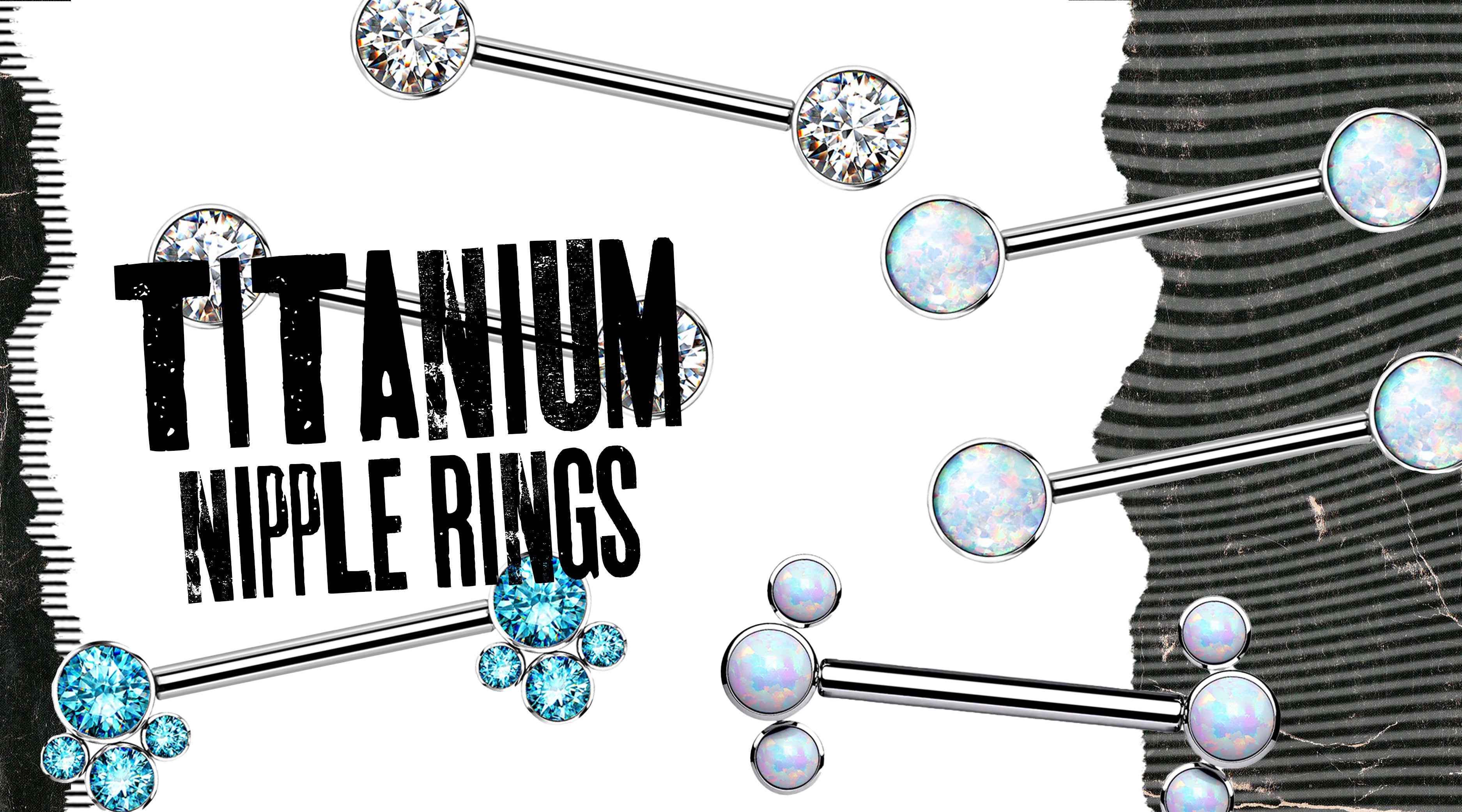 Titanium Nipple Rings