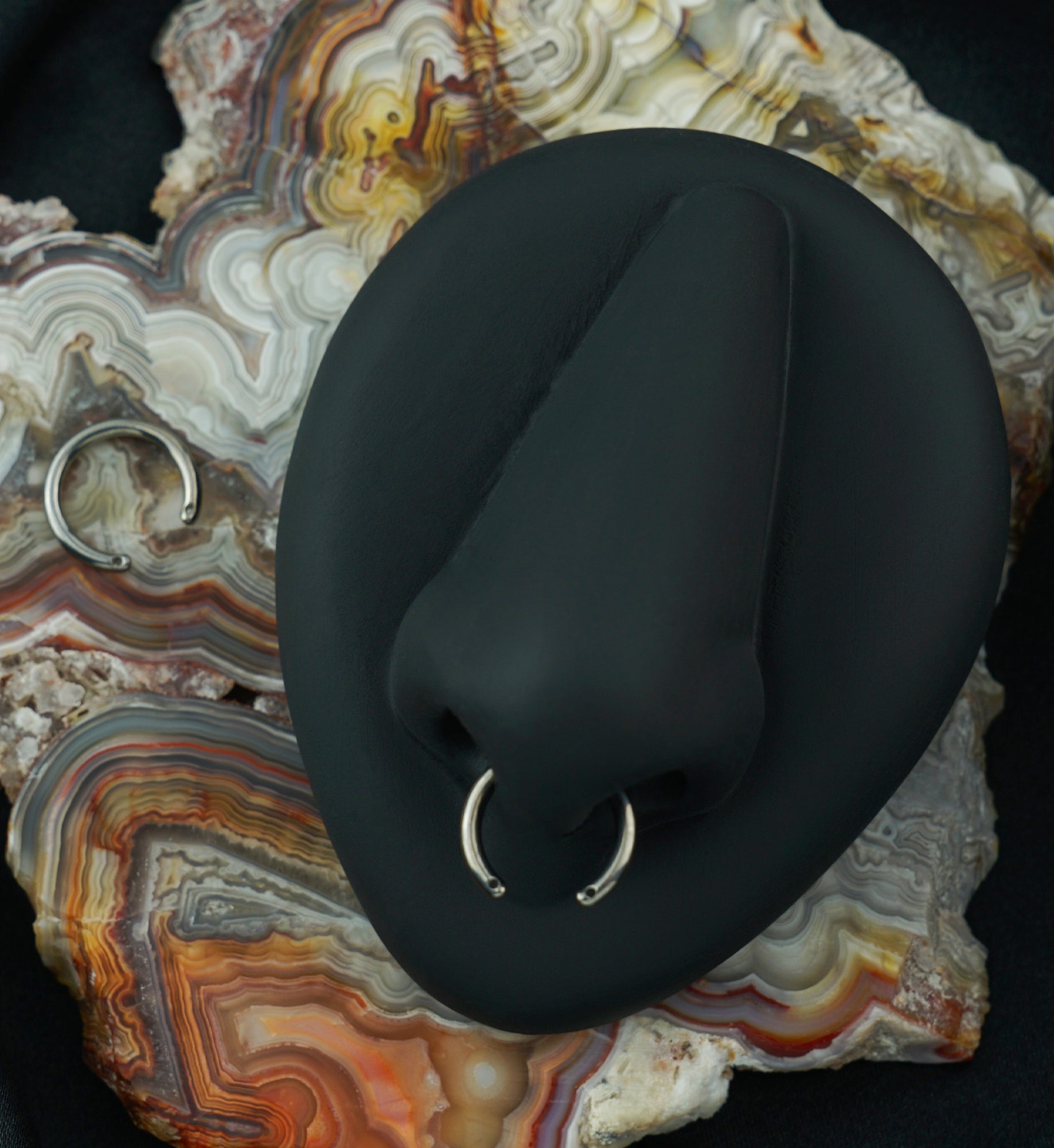 14G Custom Titanium Circular Barbell