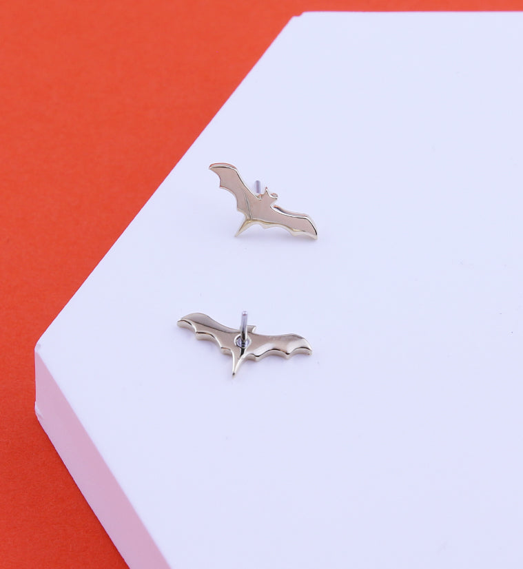 14kt Gold Bat Threadless Top