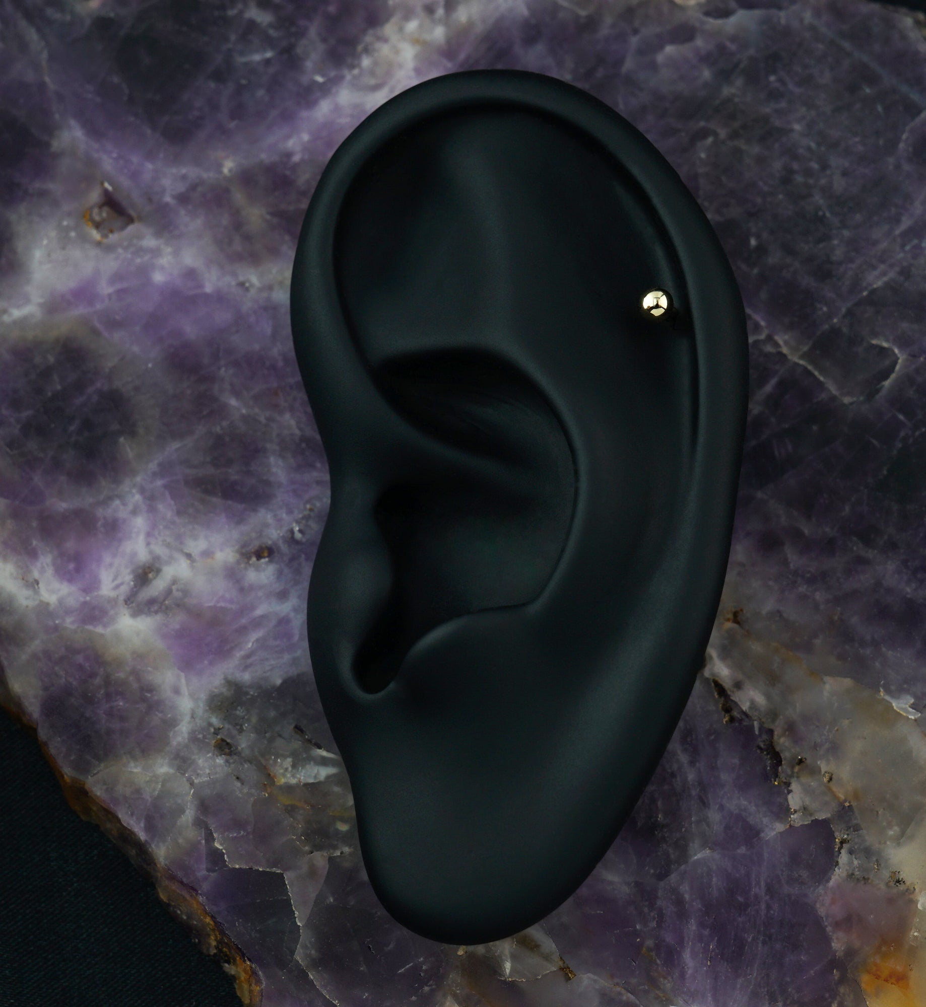 14kt Gold Flat Back Labret Post