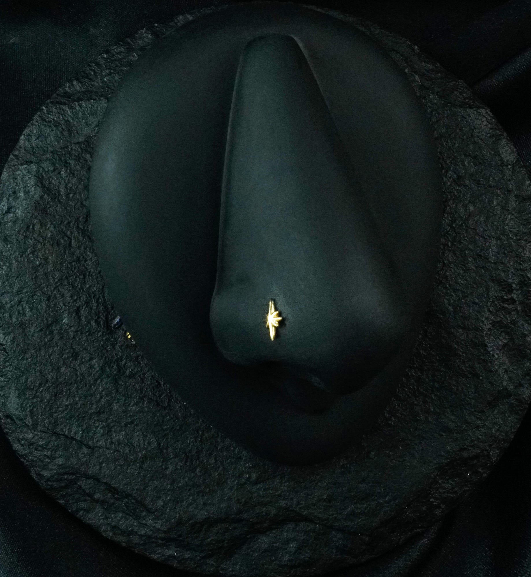 14kt Gold Twinkle Nose Screw