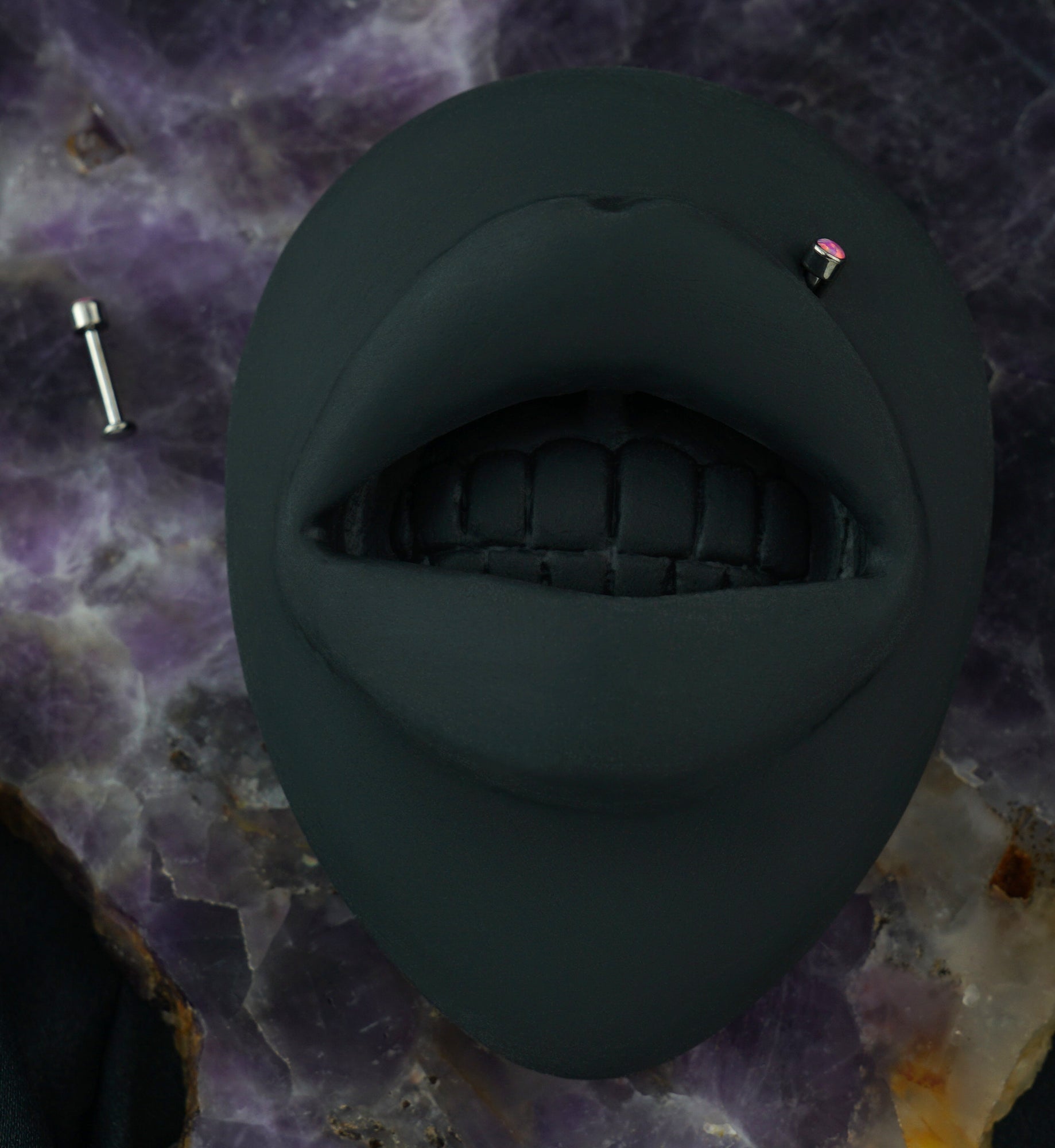 Pink Opalite Titanium Labret