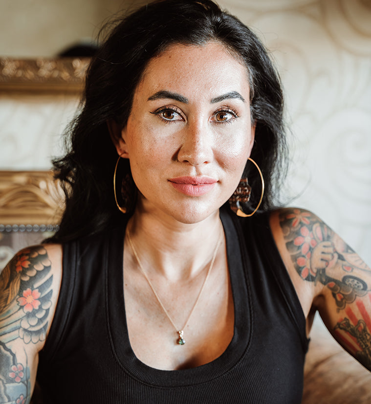 18G Florid Brass Areng Wood Hangers / Earrings