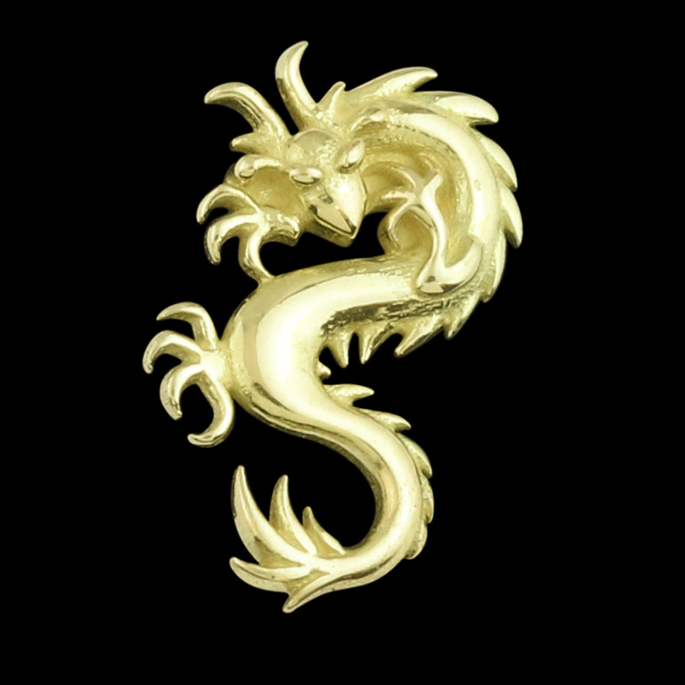 18kt Gold Dragon Threadless Top