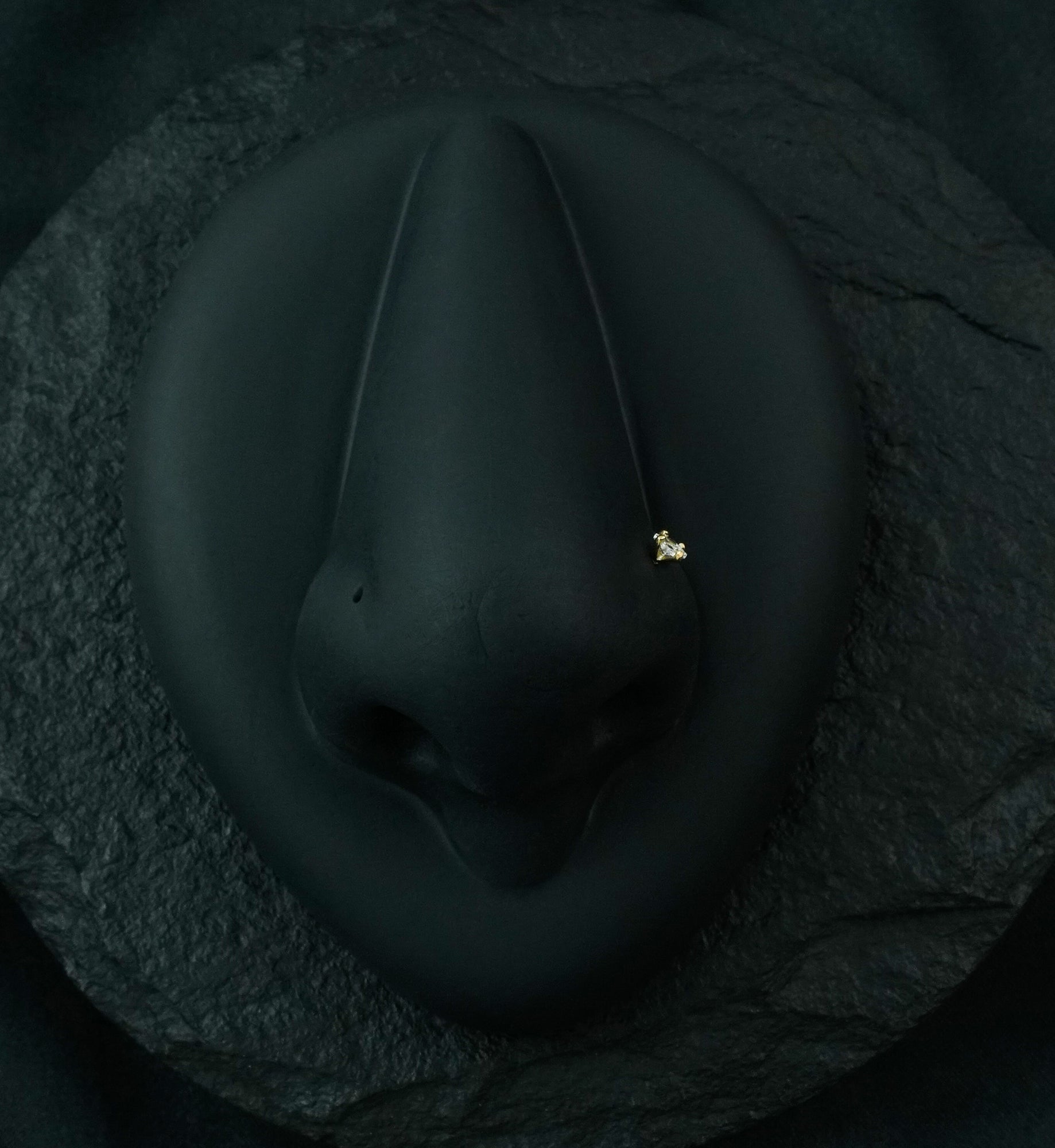 20G 14kt Gold Nose Ring Stud