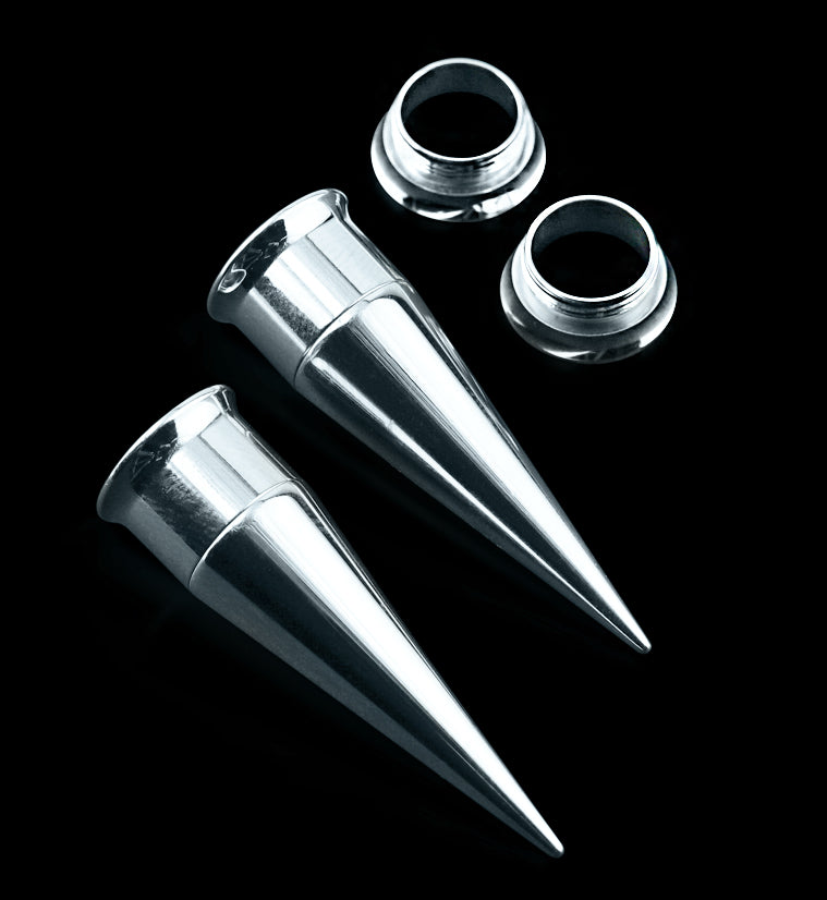 Stainless Steel Taper & Tunnel Ear Stretching Kit (6 Pieces)