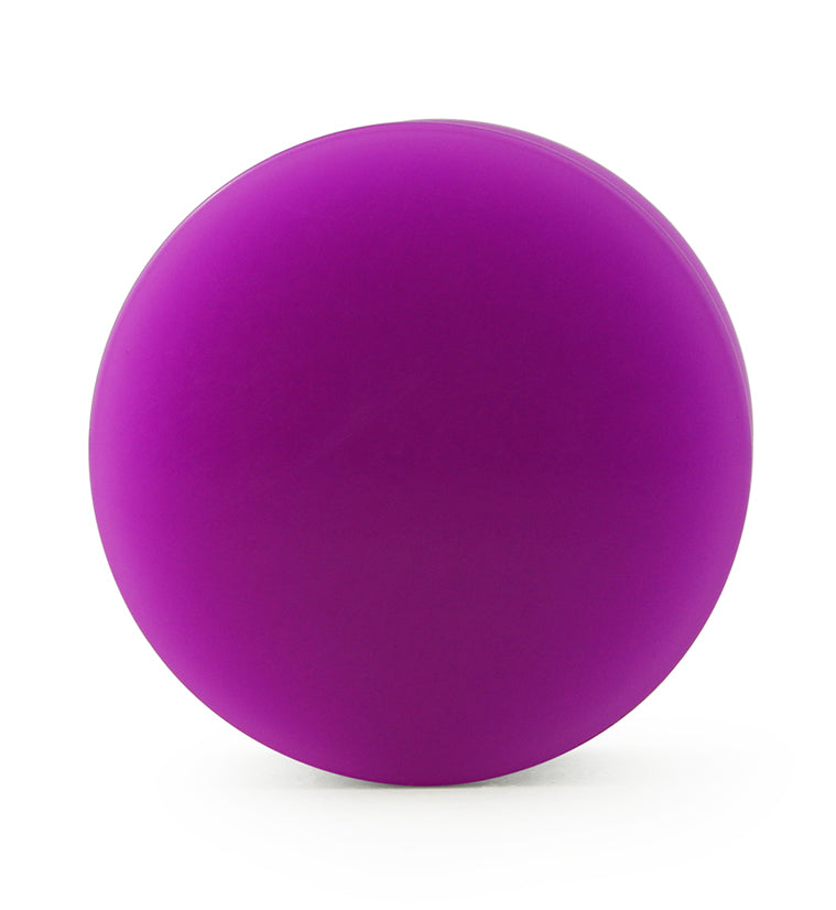 Purple Double Flare Solid Plugs