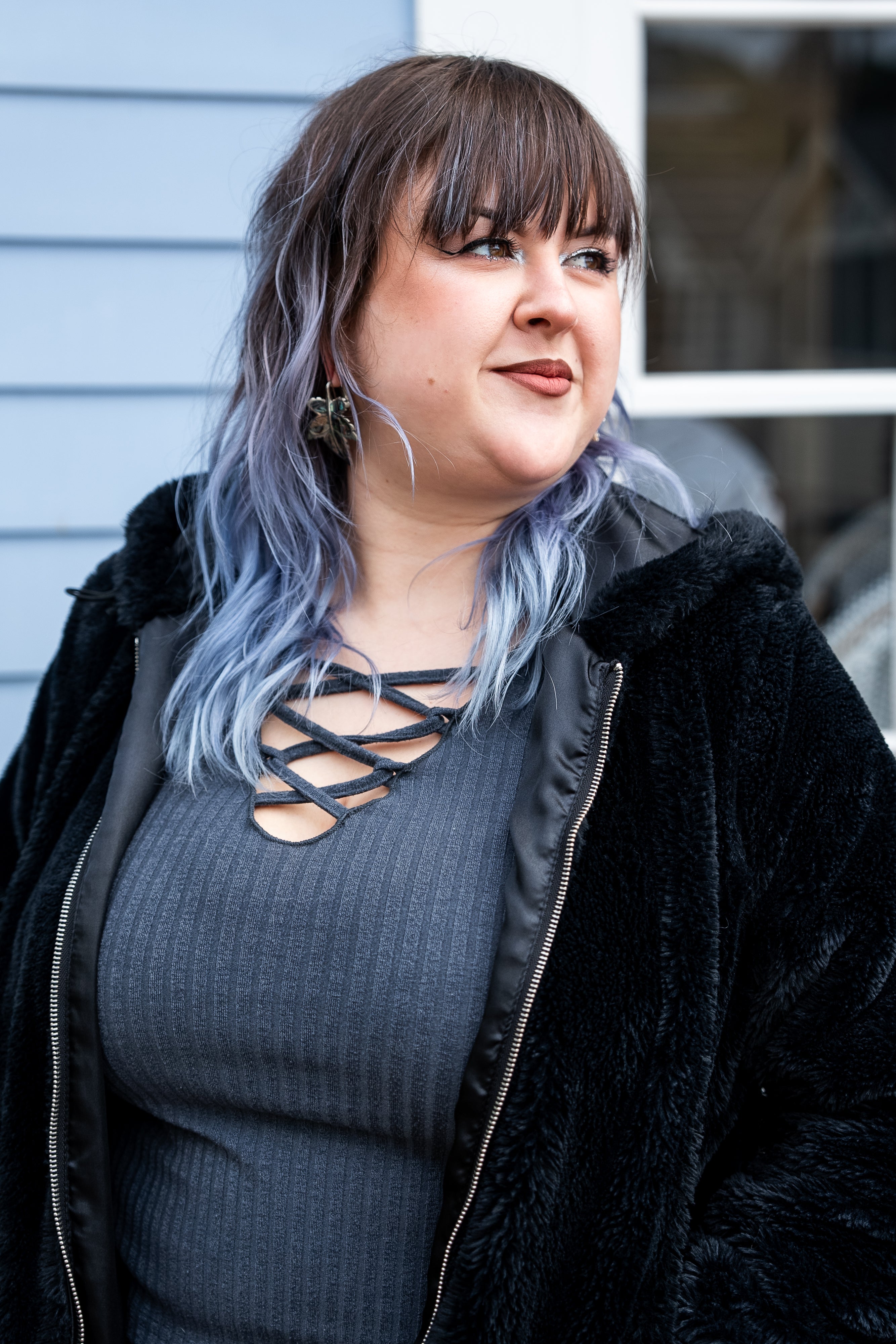 Abalone Leaf White Brass Ear Weights