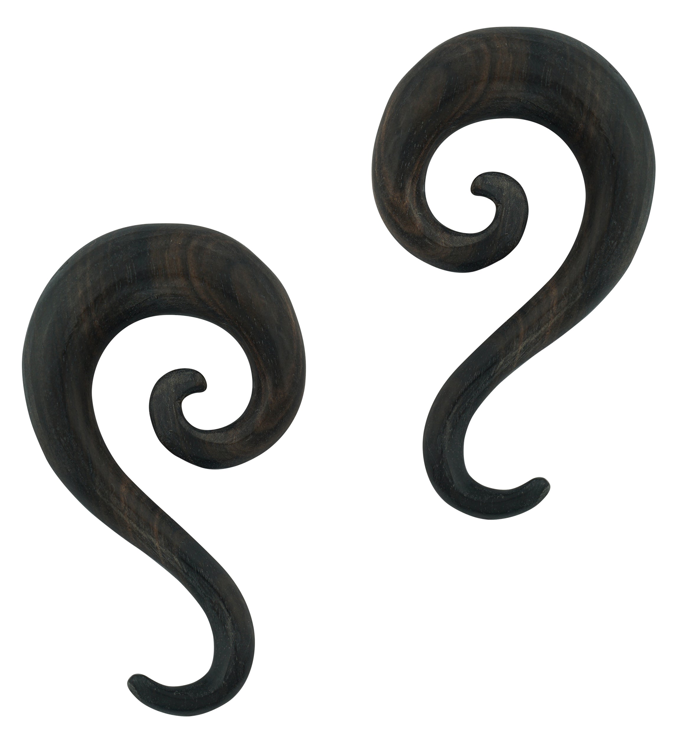 Areng Wood Tail Spirals