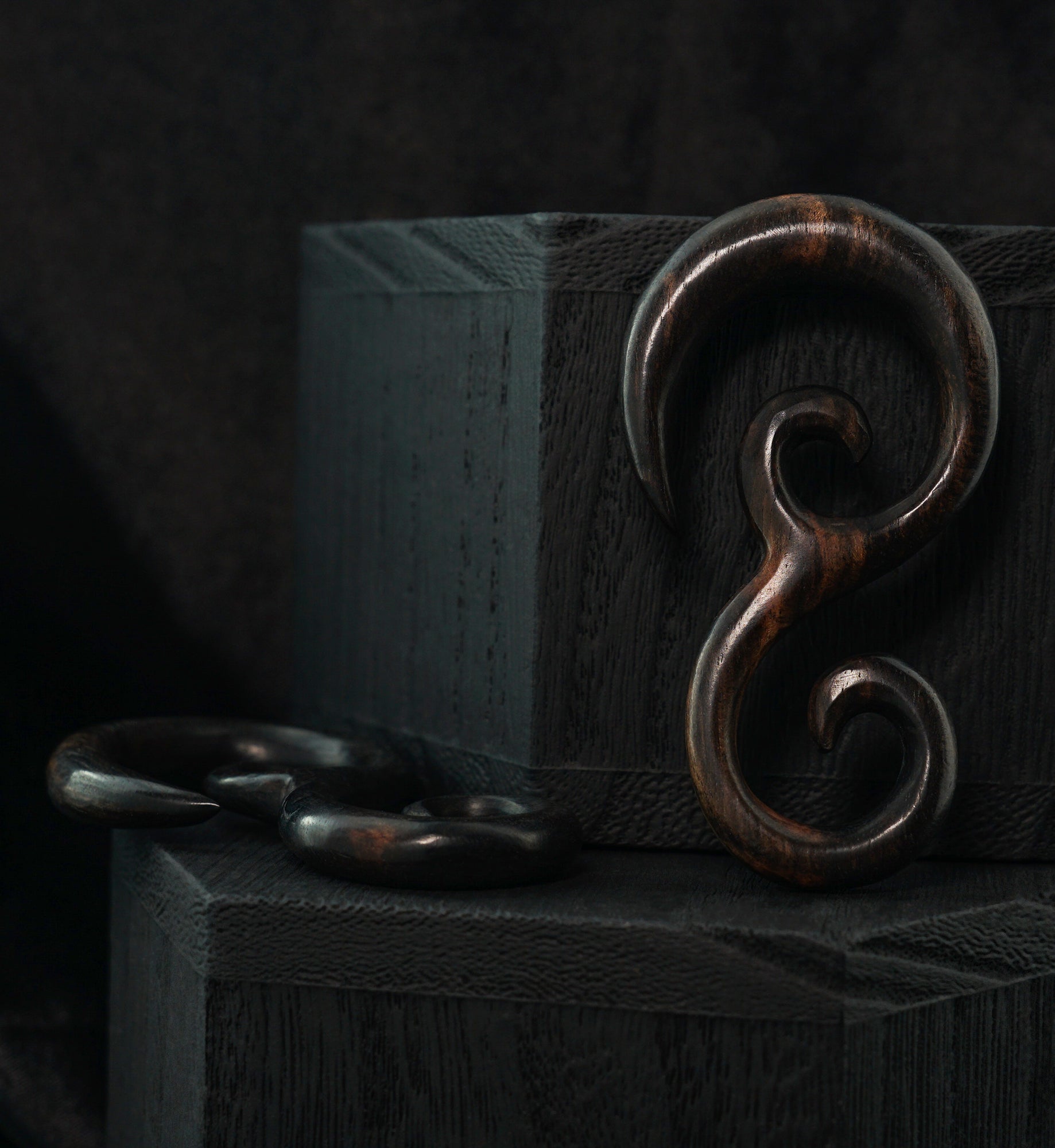 Areng Wood Vine Spirals