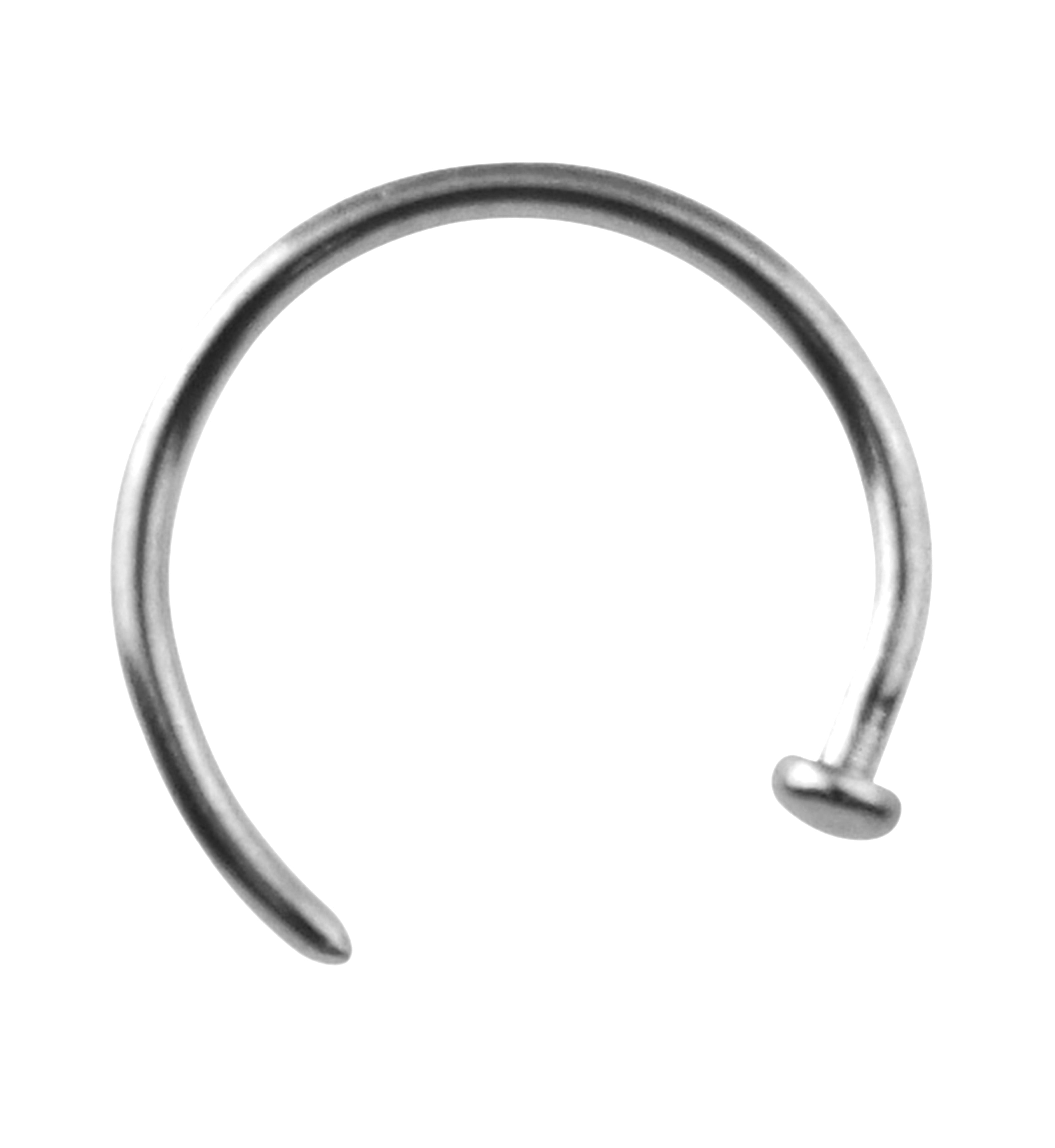 ASTM F-136 Titanium Nose Hoop Ring