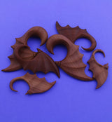 Batwing Wooden Spiral Hangers
