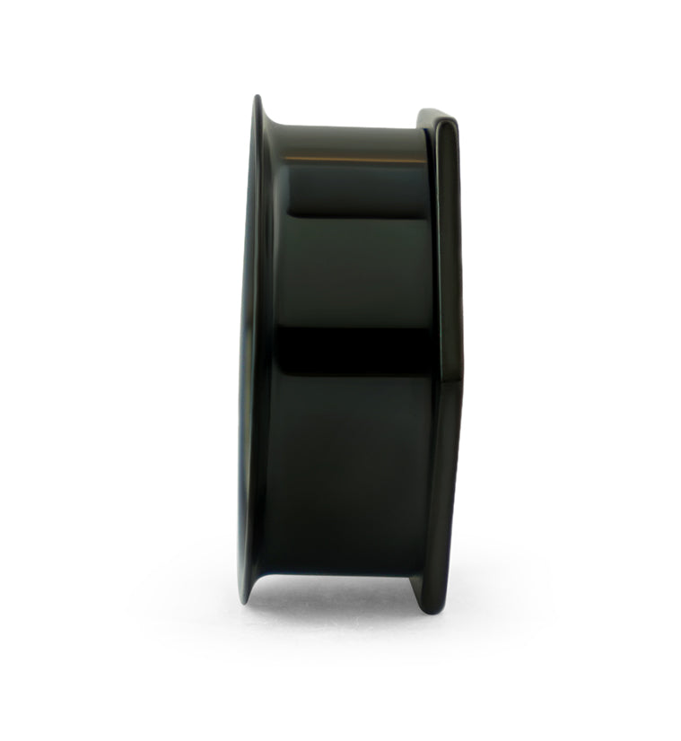 Black Hexagon Double Flare Tunnels