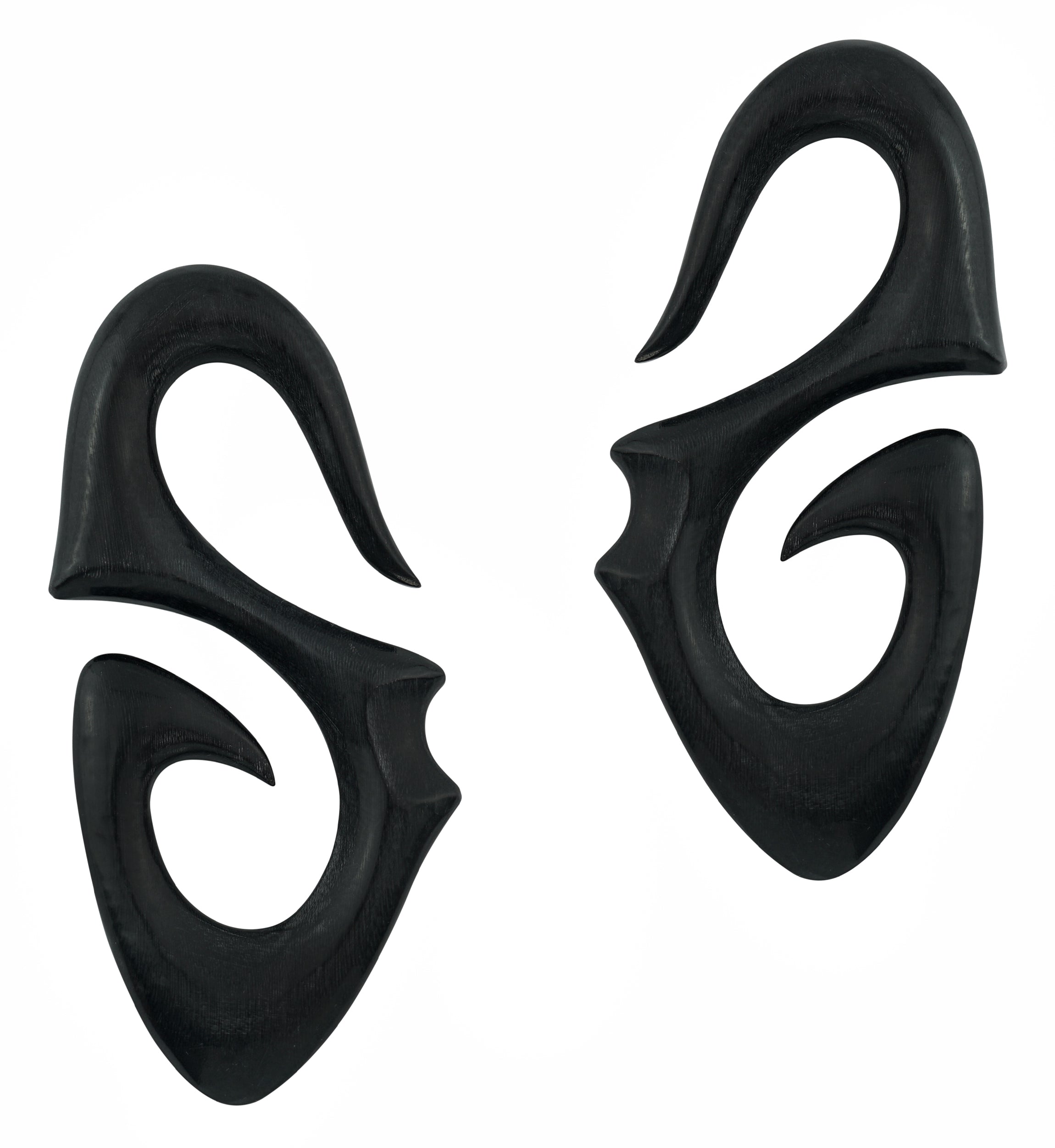 Black Horn Tribal Leaf Hangers