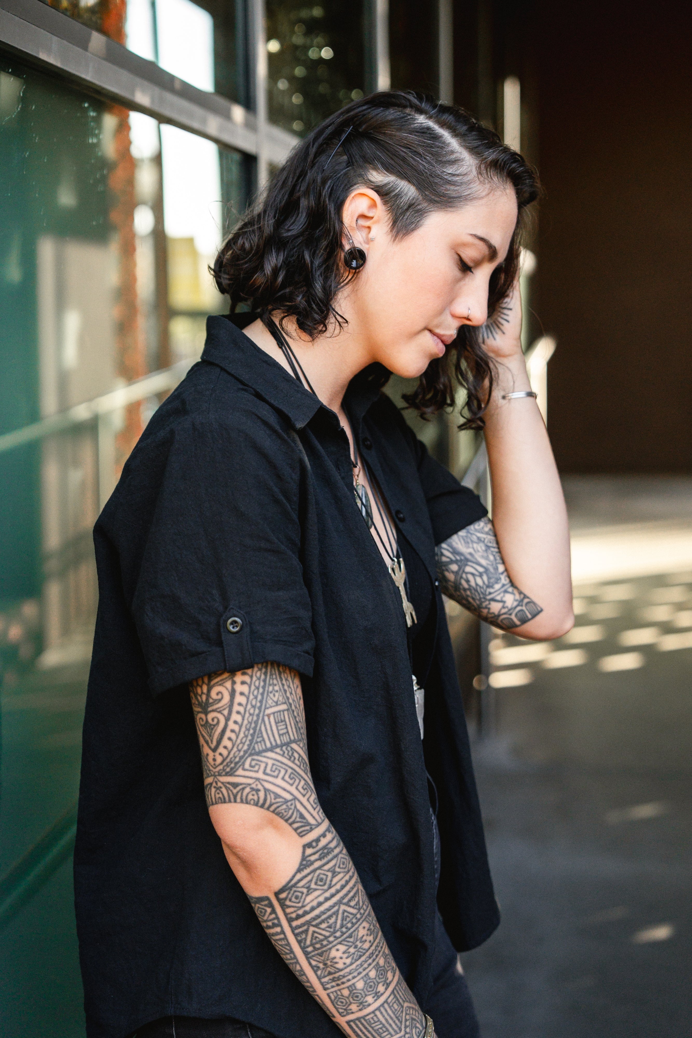 Black Obsidian Thick Wall Tunnels