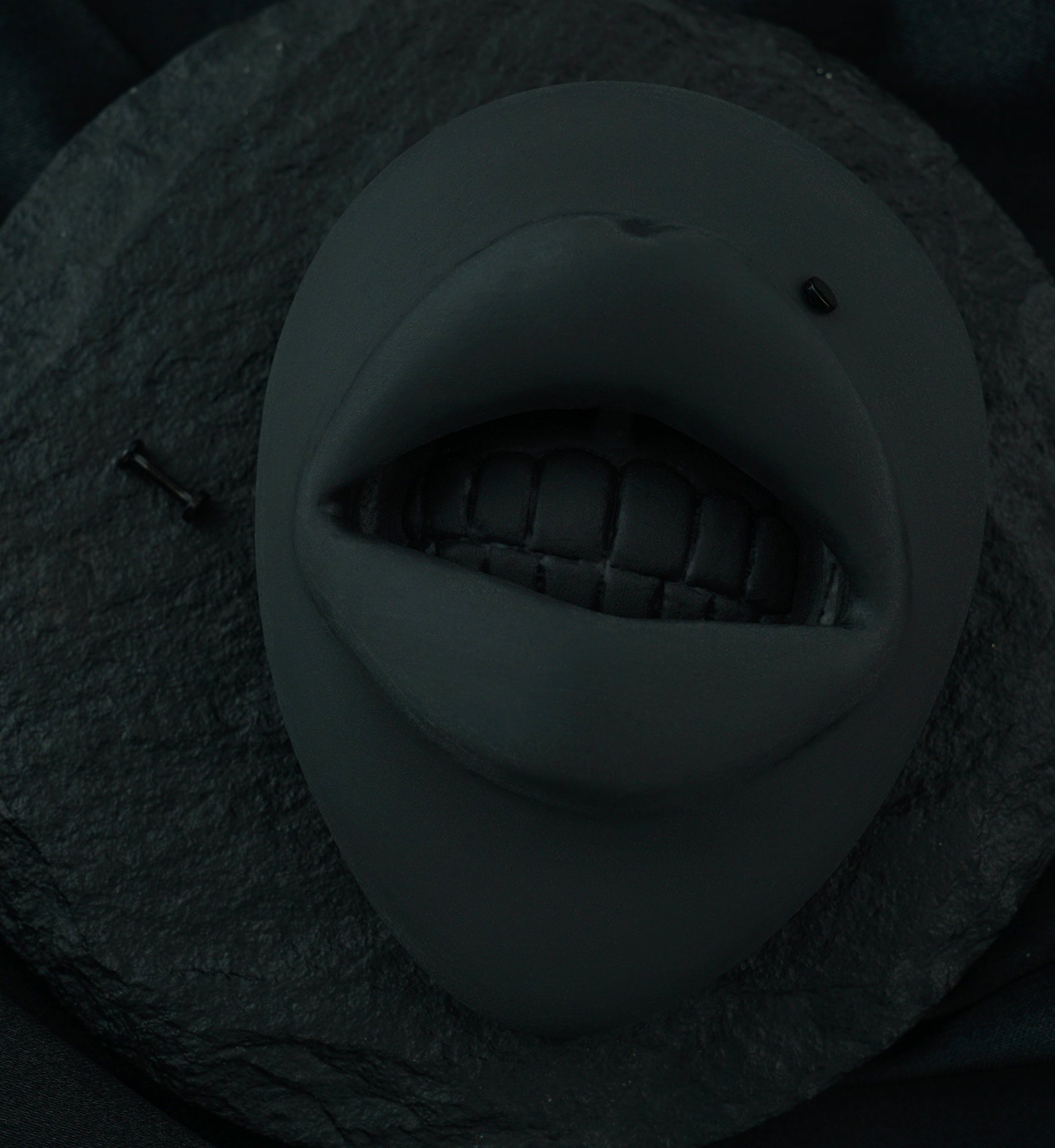 Black PVD Flat Disk Internally Threaded Titanium Labret