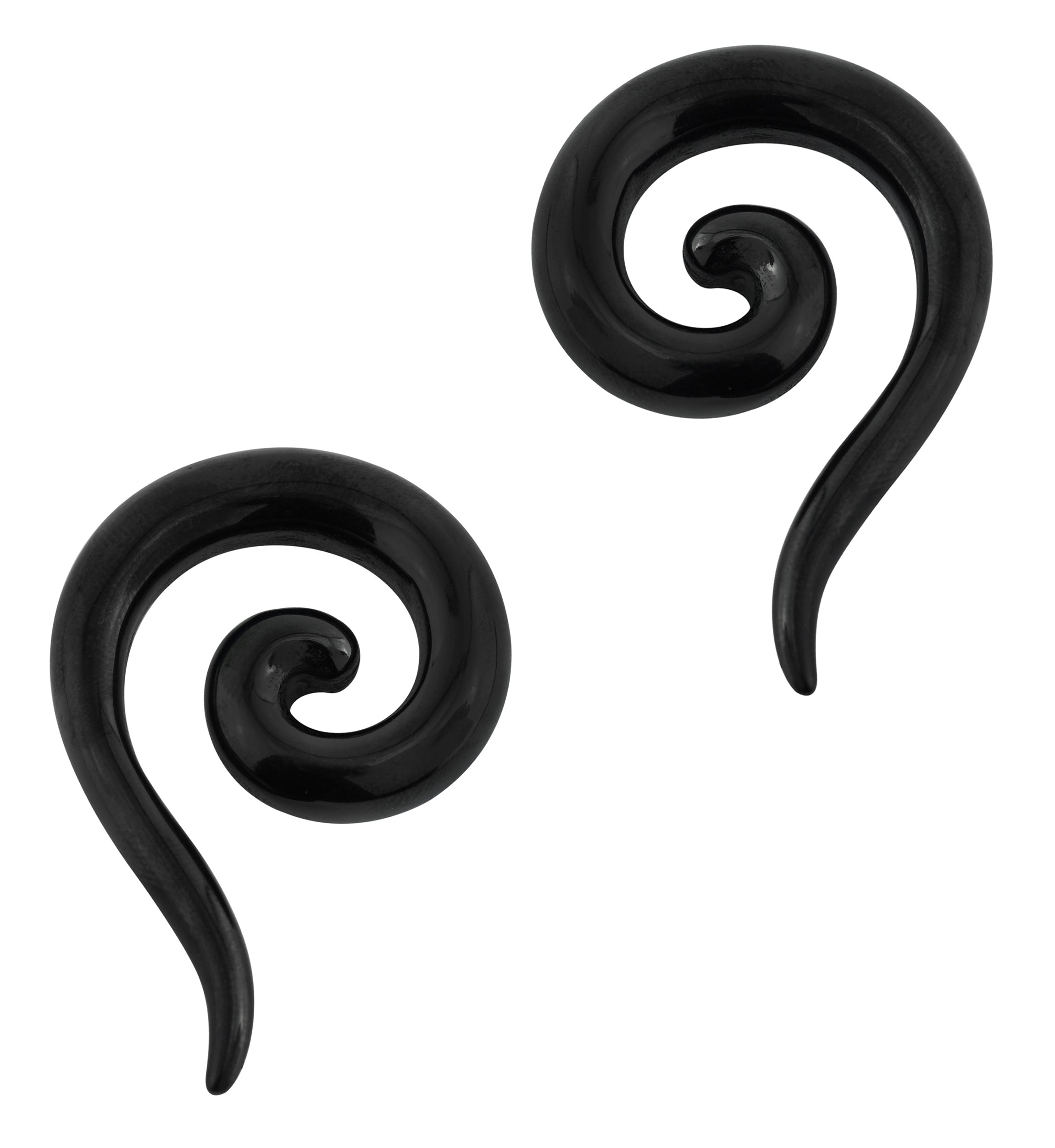Black PVD Stainless Steel Tail Spirals