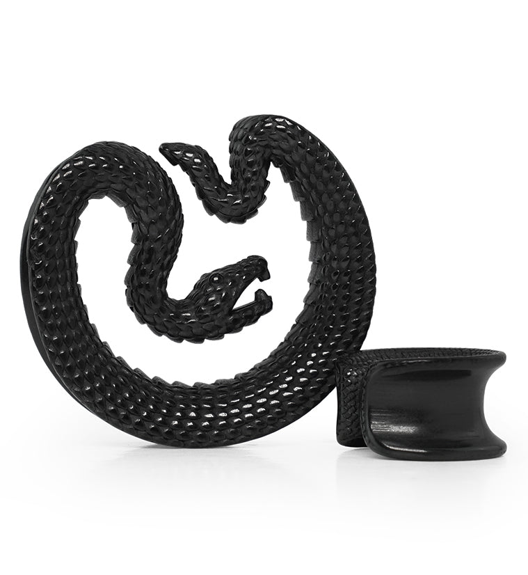 Black PVD Snake Stainless Steel Saddles