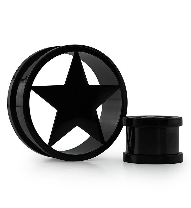 PVD Black Star Steel Tunnels