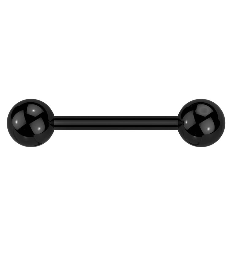 Black PVD Stainless Steel Barbell