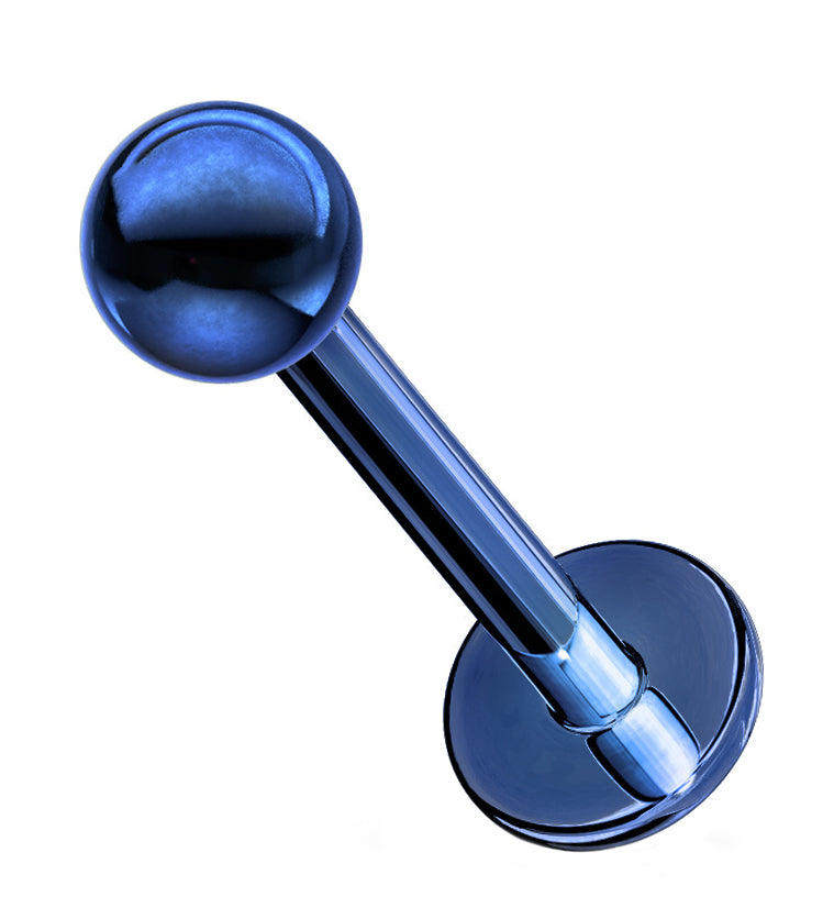 Blue PVD Plated Labret Post