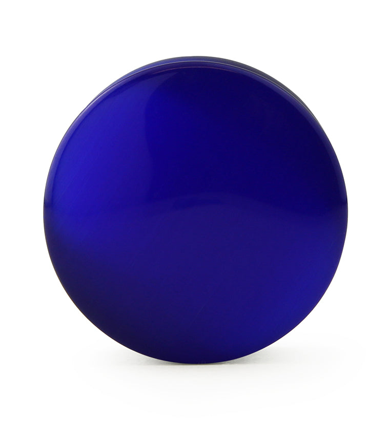 Blue Cat's Eye Glass Plugs