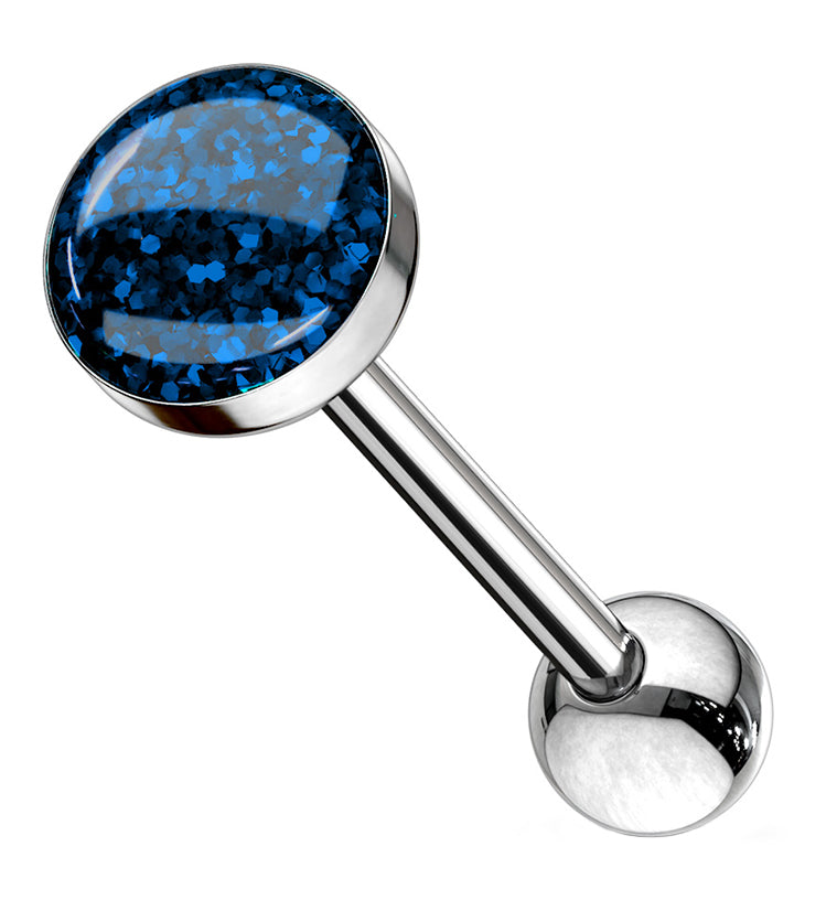 Glitter Dome Tongue Ring