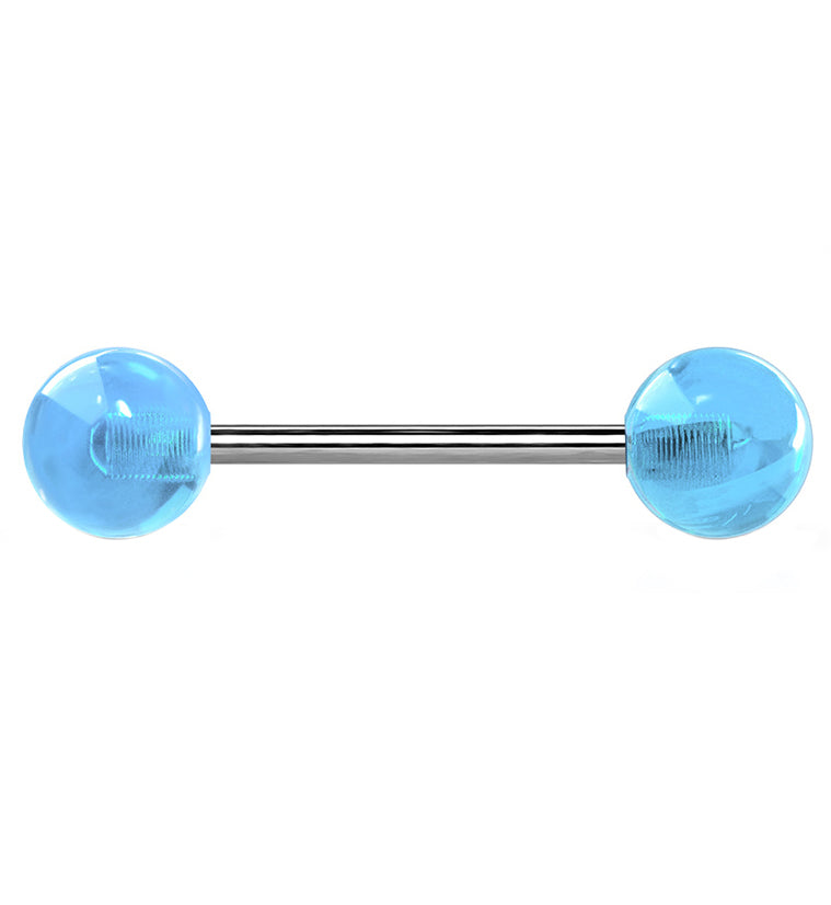 14G Titanium Glow in the Dark Barbell
