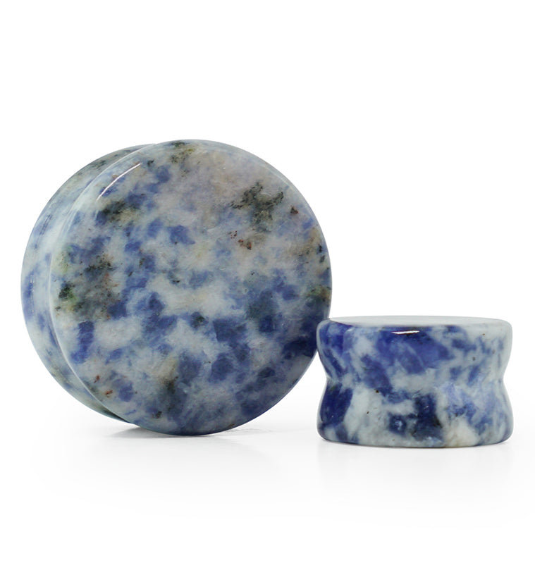 Blue Spot Jasper Stone Plugs