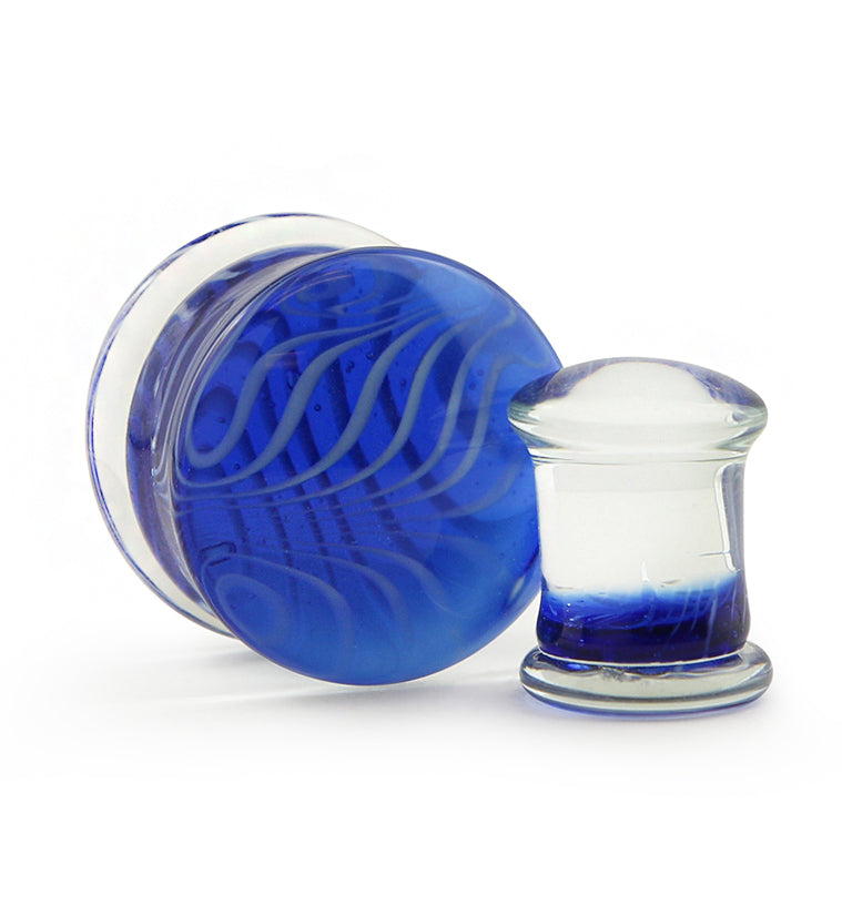 Blue Tiger Glass Plugs