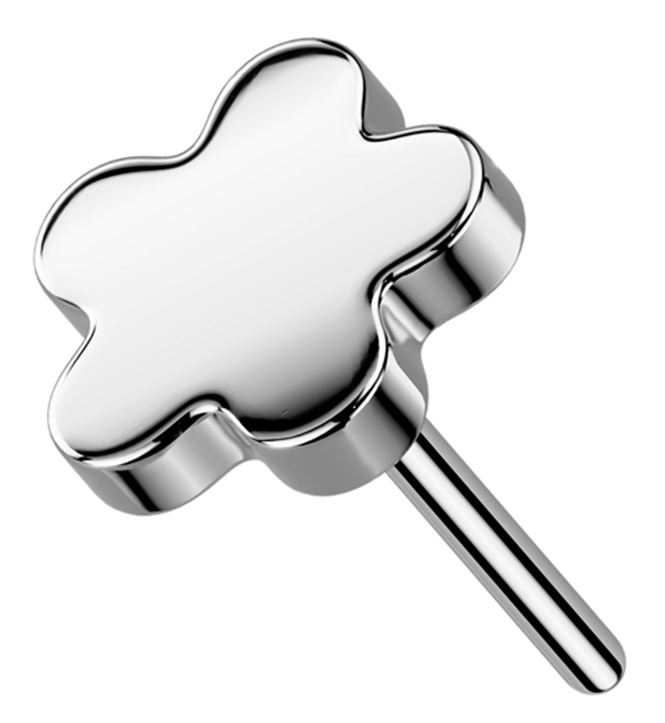 Bubble Flower Titanium Threadless Top