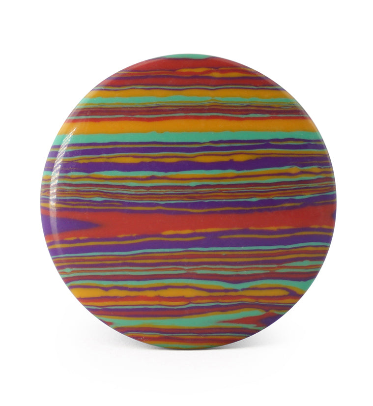 Candy Stripe Stone Plugs