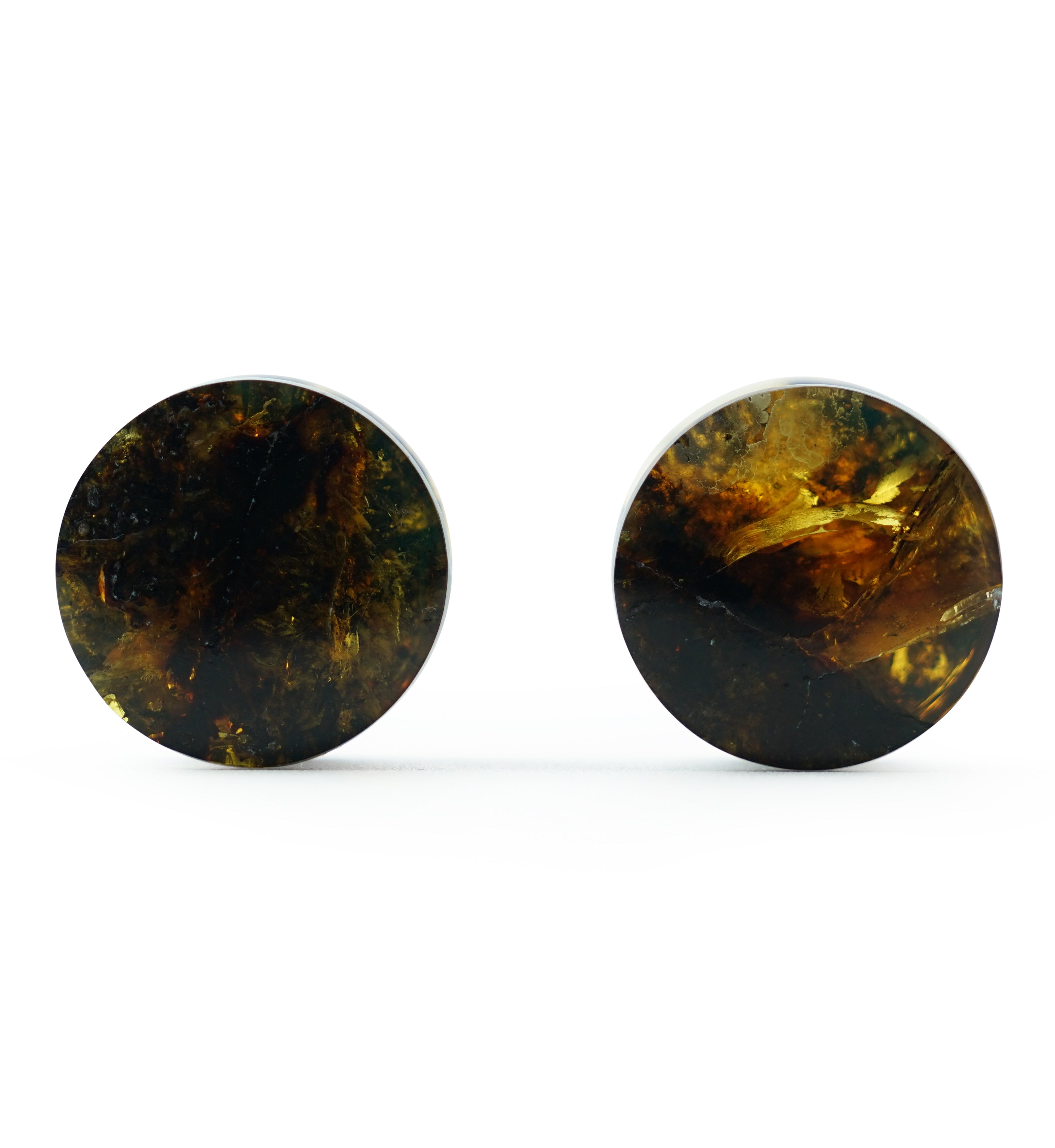 Chiapas Amber Plugs 9/16" (14mm) - Version 1