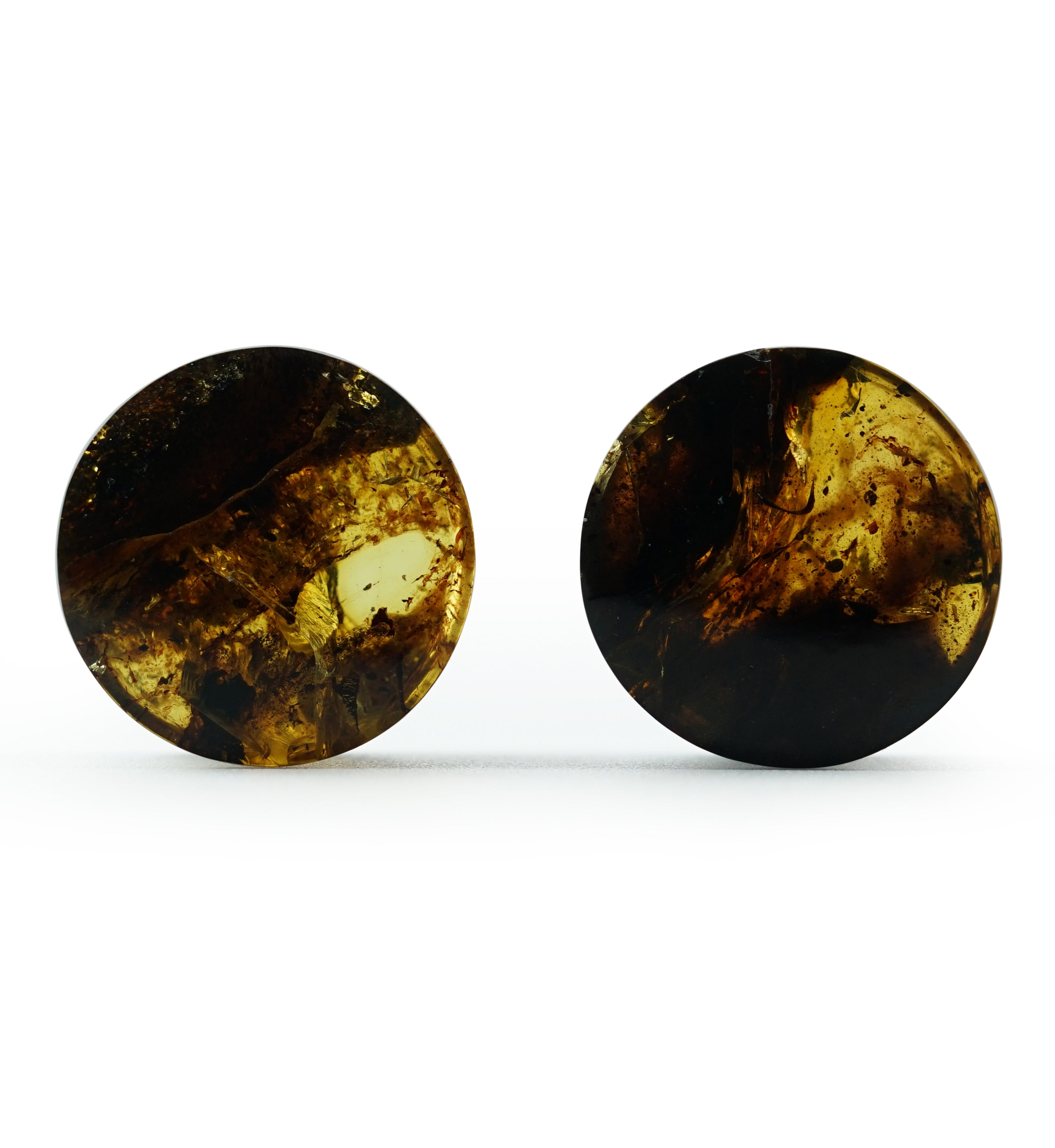 Chiapas Amber Plugs 9/16" (14mm) - Version 2