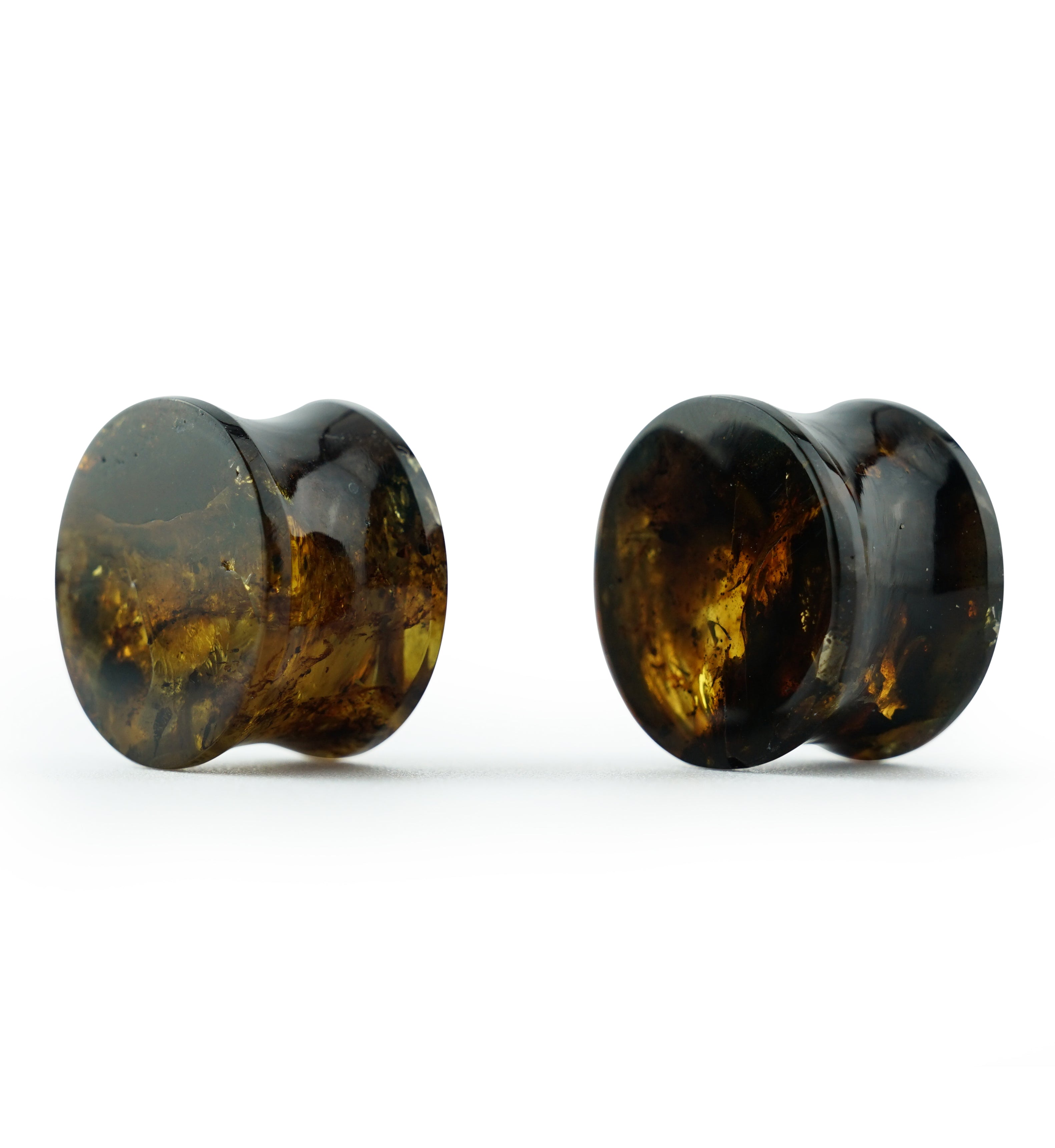 Chiapas Amber Plugs 9/16" (14mm) - Version 2