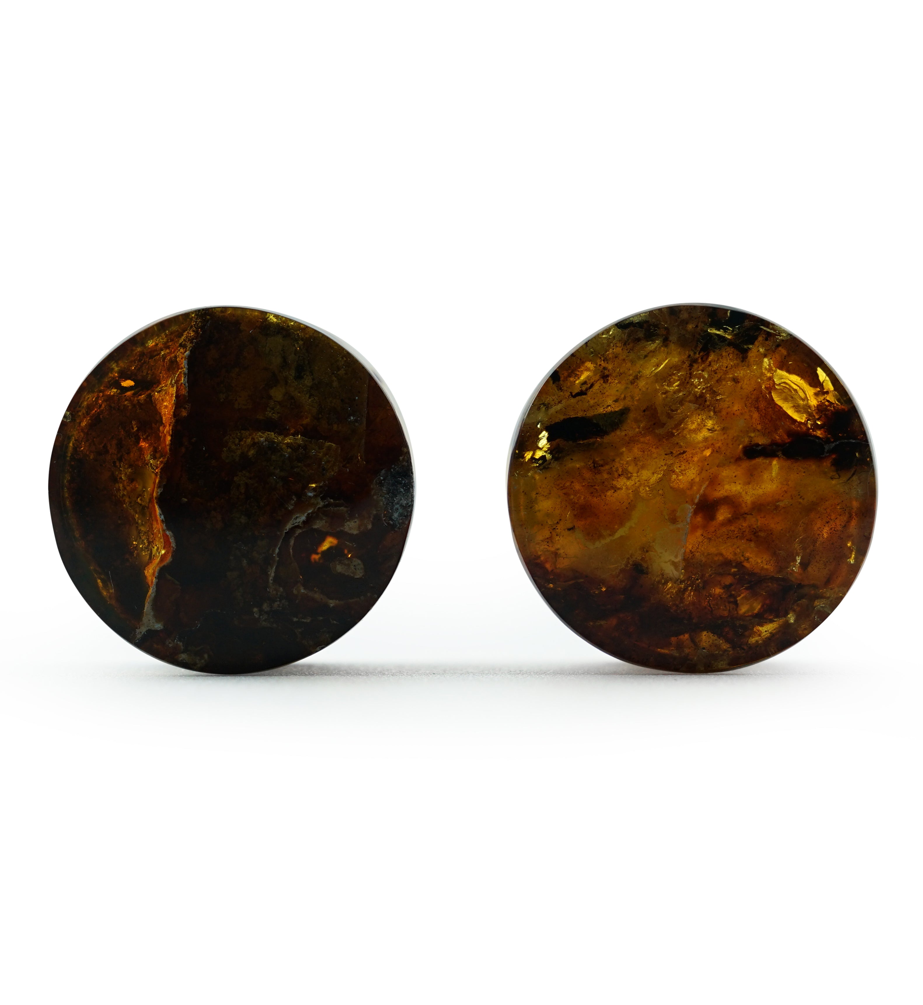 Chiapas Amber Plugs 9/16" (14mm) - Version 3