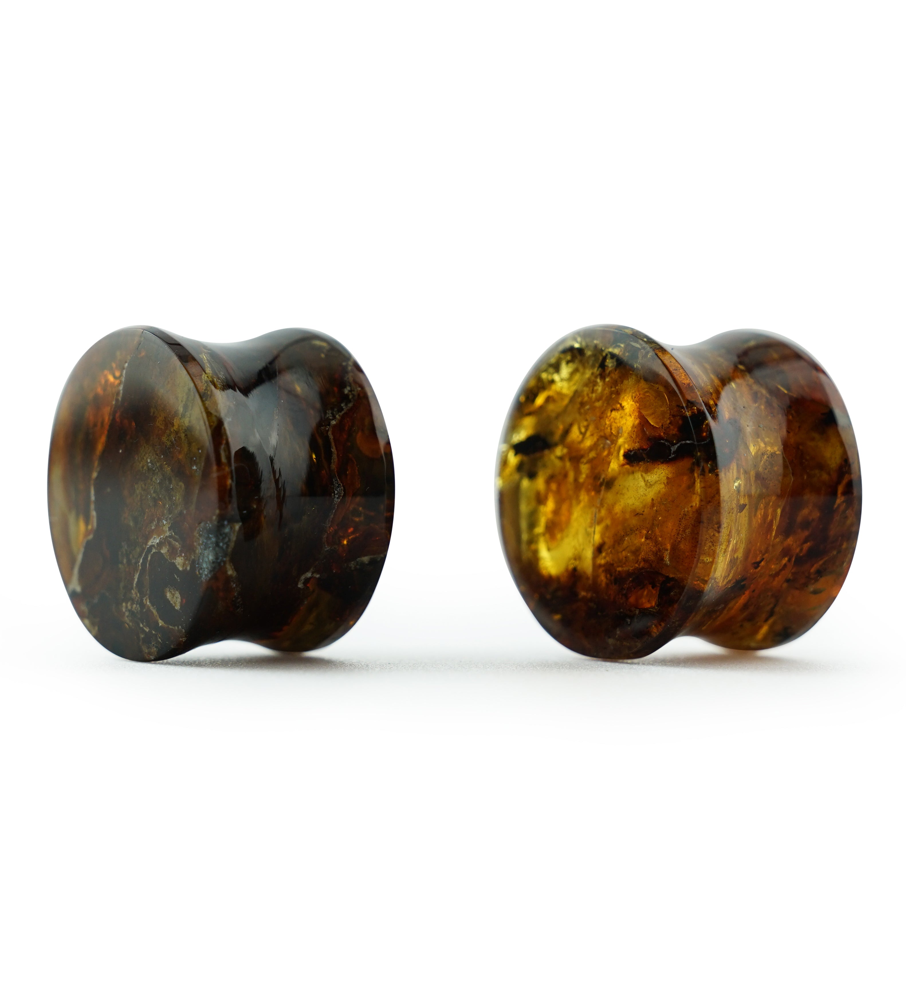 Chiapas Amber Plugs 9/16" (14mm) - Version 3