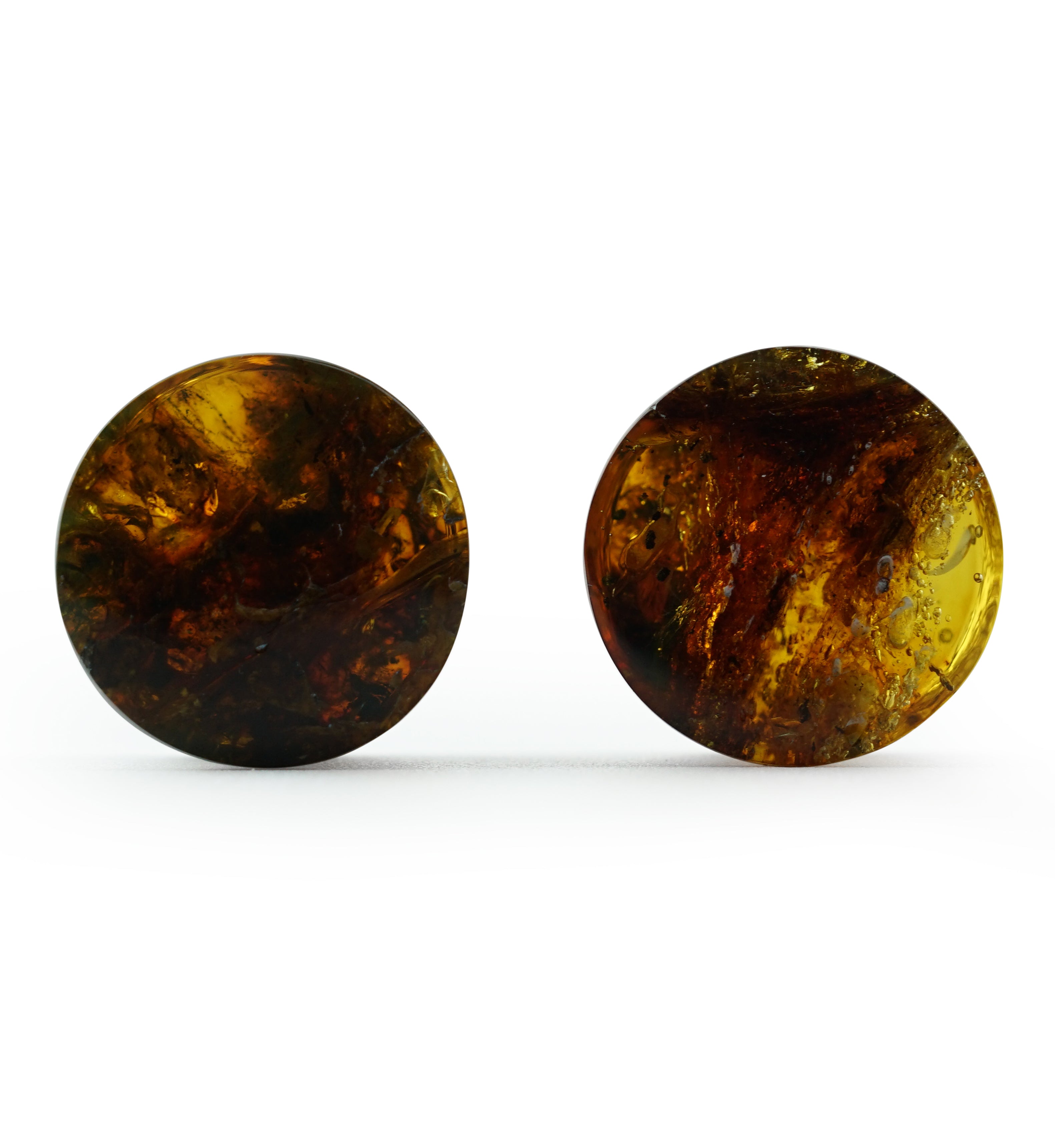Chiapas Amber Plugs 9/16" (14mm) - Version 4