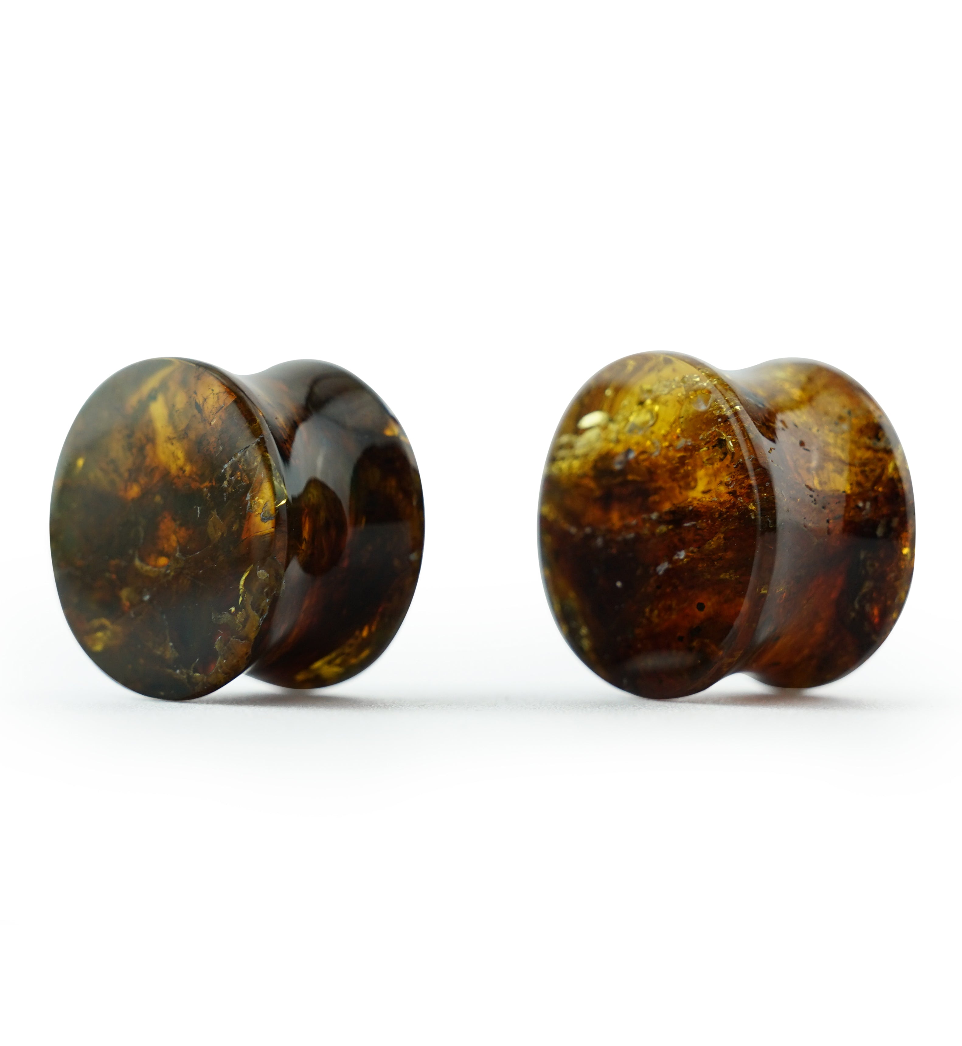 Chiapas Amber Plugs 9/16" (14mm) - Version 4
