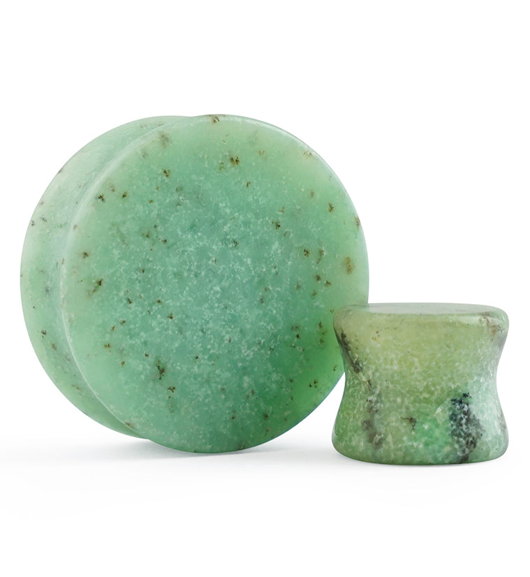 Chrysoprase Stone Plugs