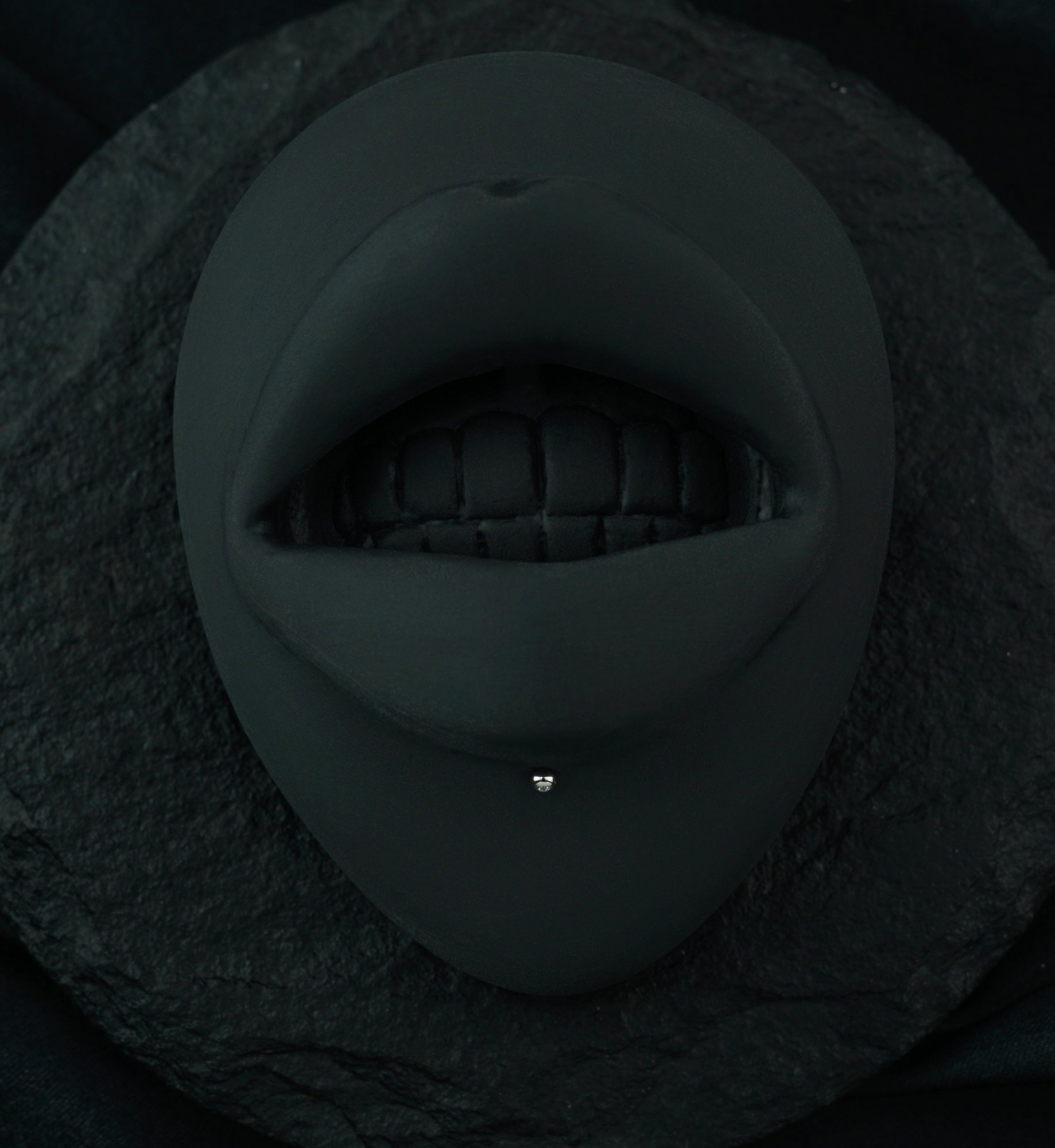 Clear CZ Gem Steel Flatback Labret