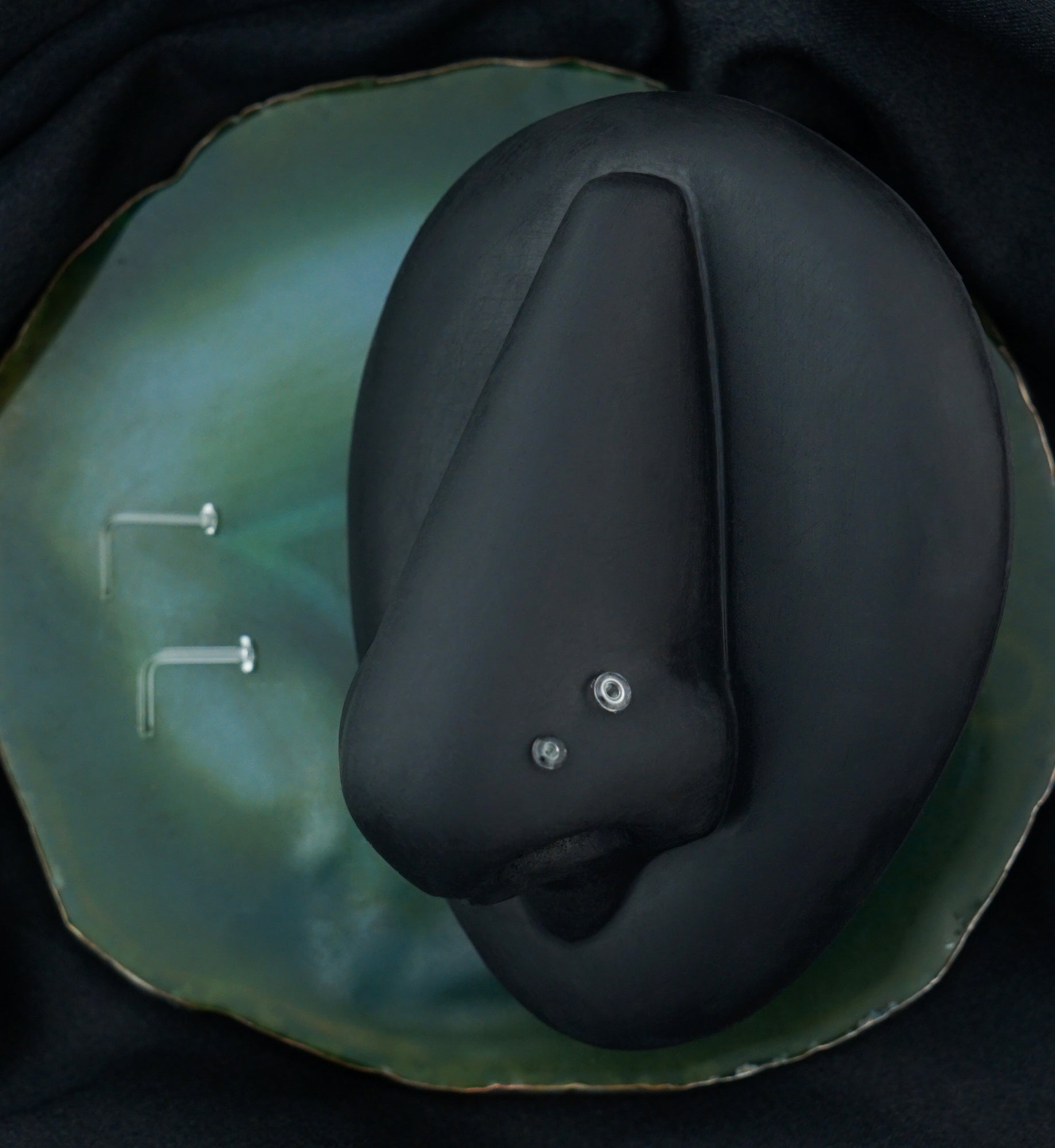 Clear L Bend Nose Ring