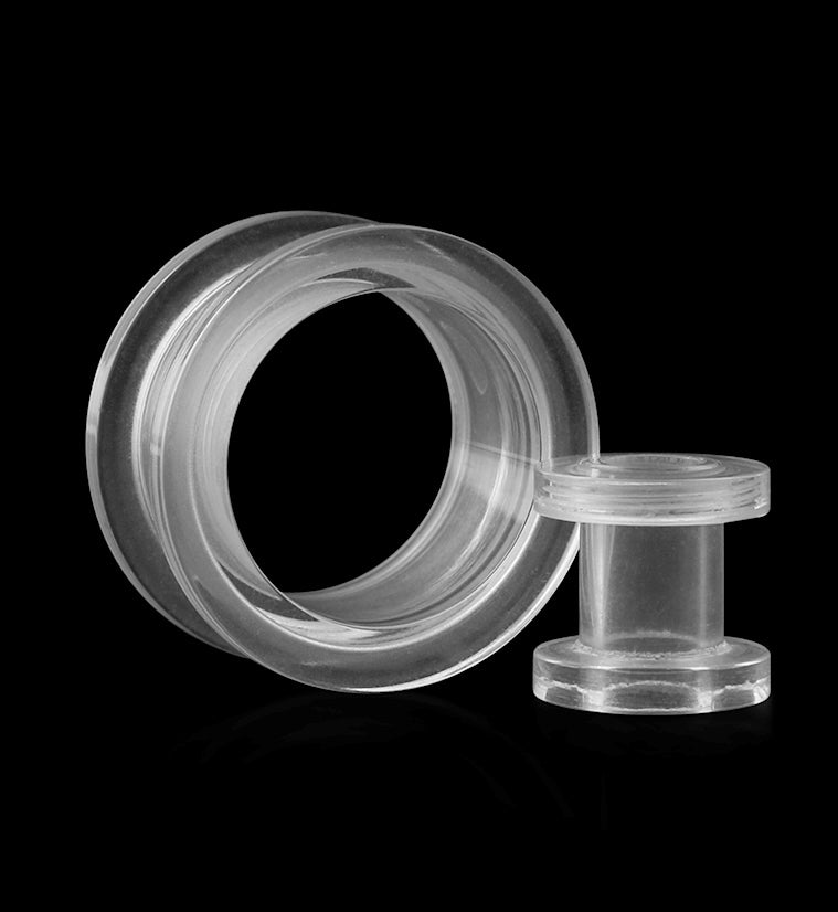 Acrylic Clear Ear Tunnels