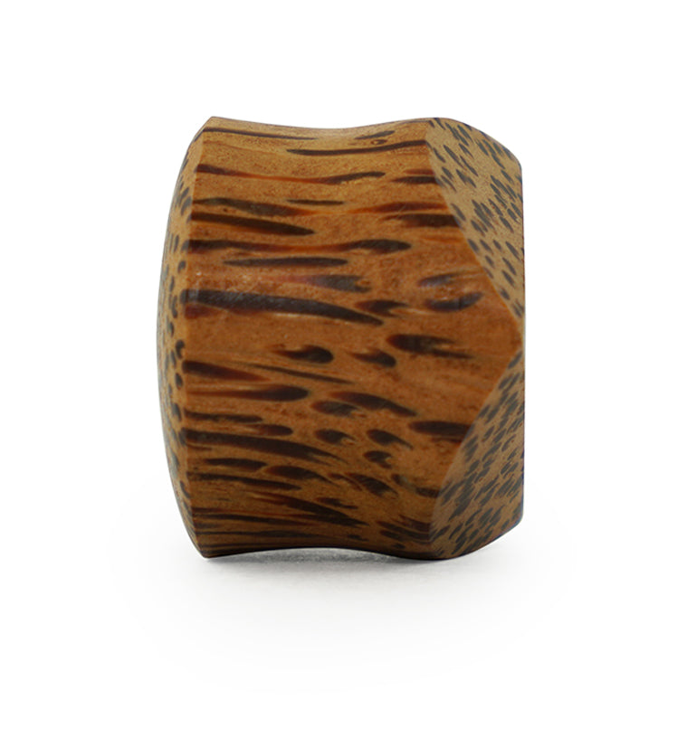 Coconut Wood Embossed Triangle Plugs