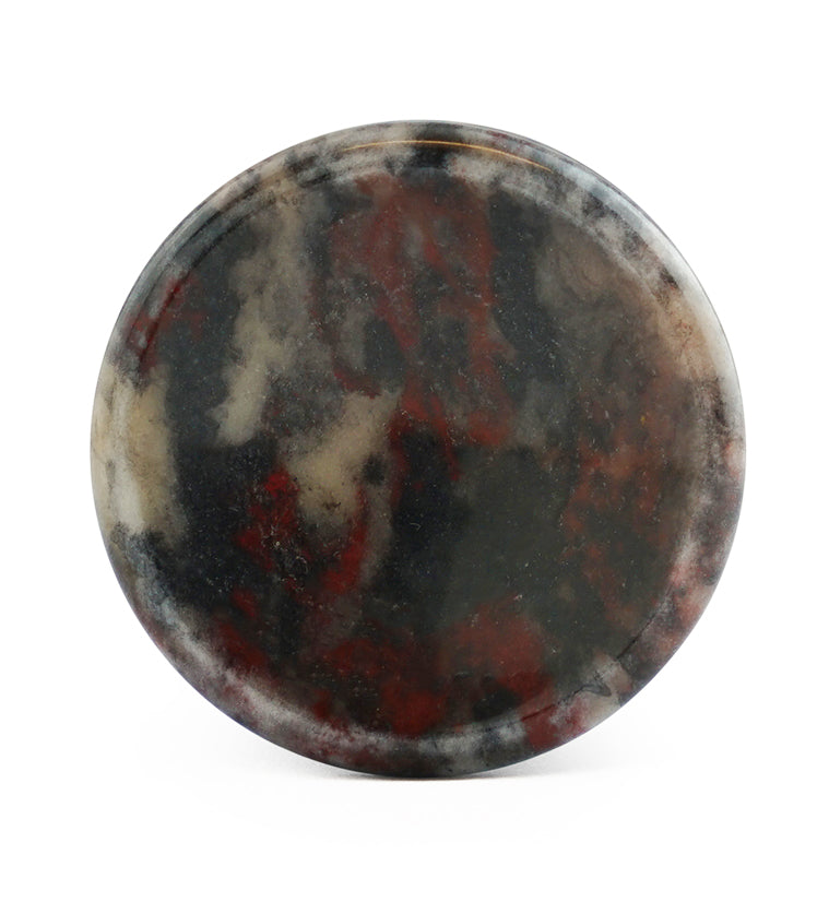 Concave Bloodstone Plugs