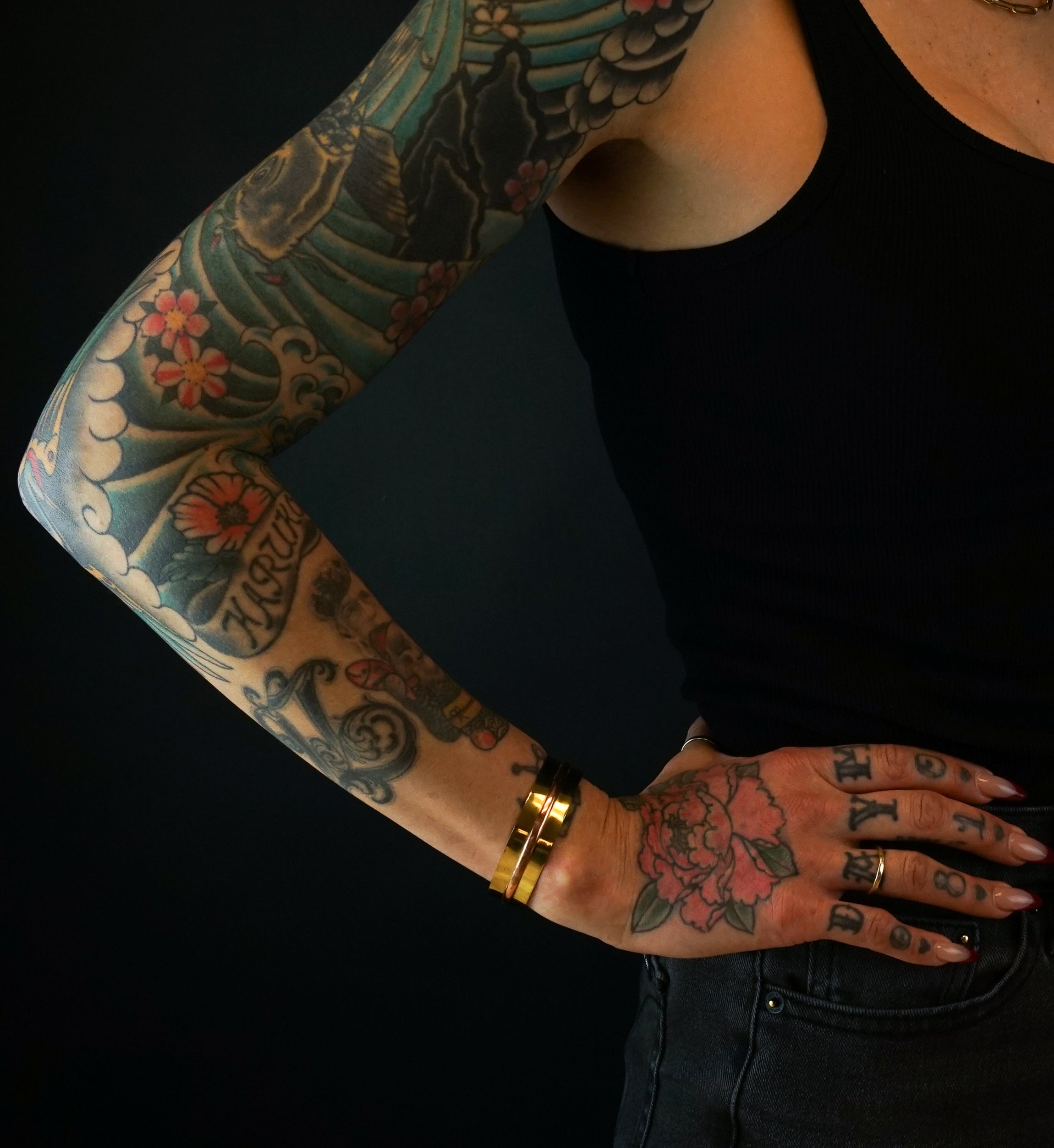 Copper Row Brass Bangle