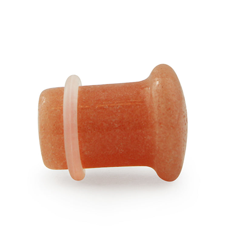 Coral Glow in the Dark Glass Plugs - Single Flare