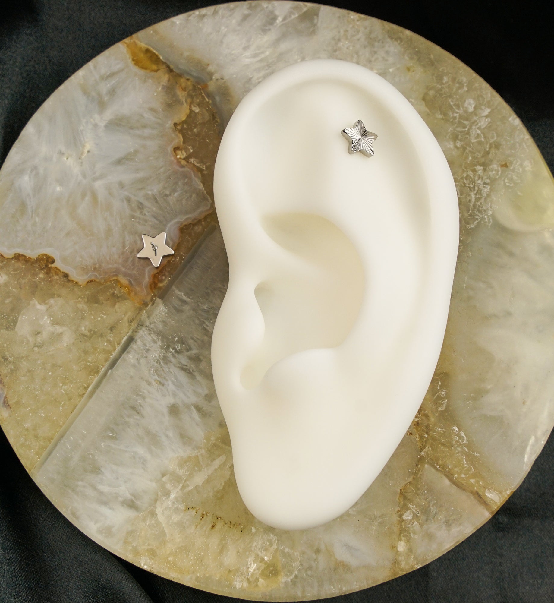 Corrugated Star Threadless Titanium Top